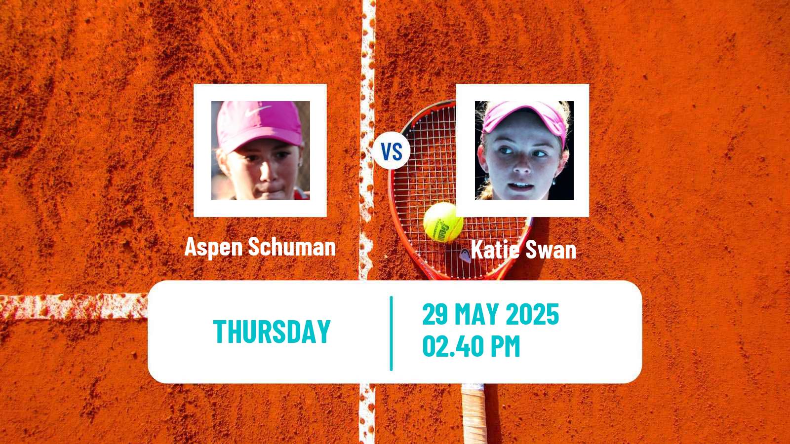 Tennis ITF W15 San Diego Ca Women Aspen Schuman - Katie Swan