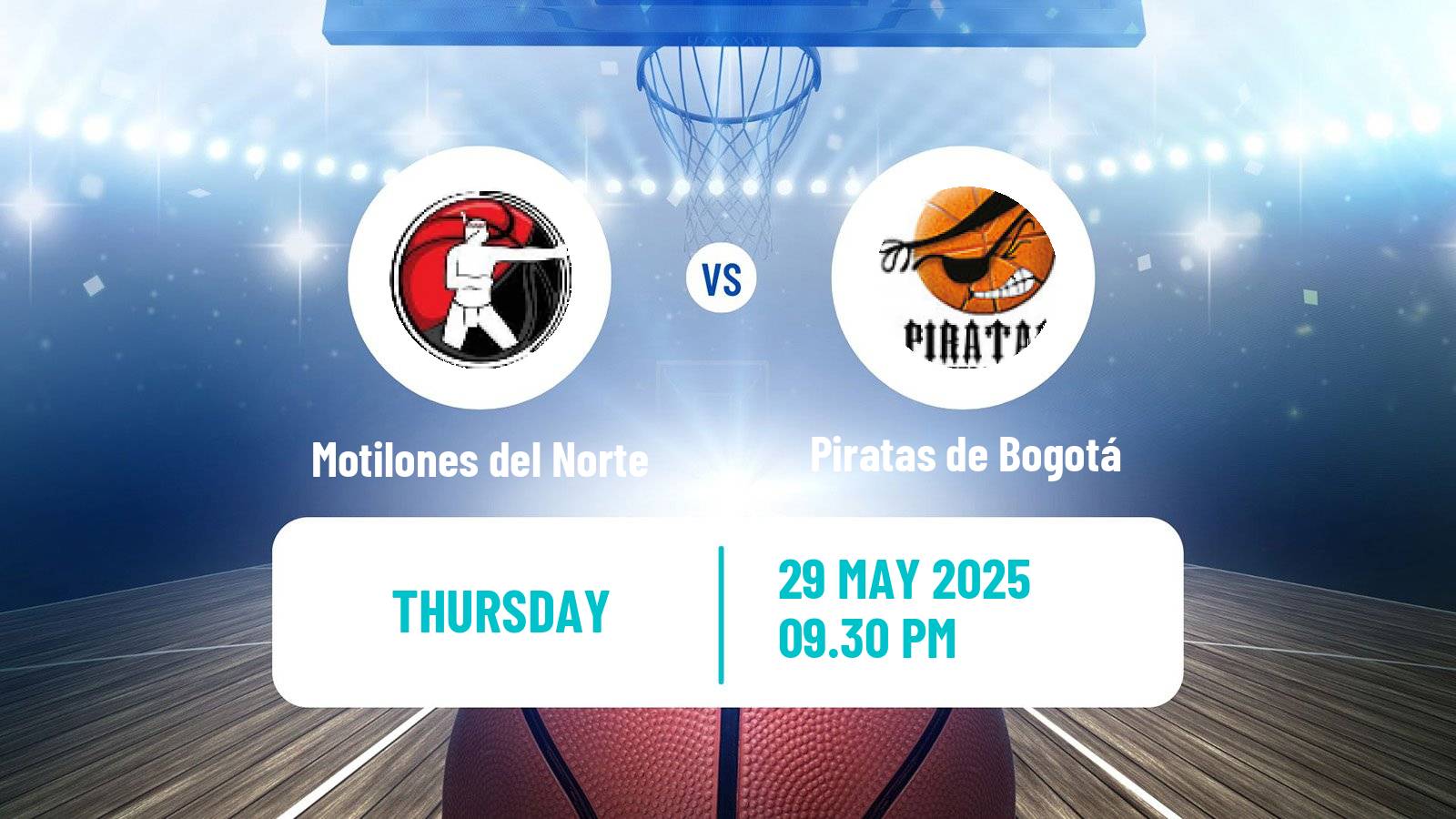 Basketball Colombian LBP Basketball Motilones del Norte - Piratas de Bogotá