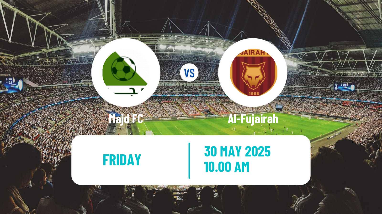 Soccer UAE Division 1 Majd - Al-Fujairah