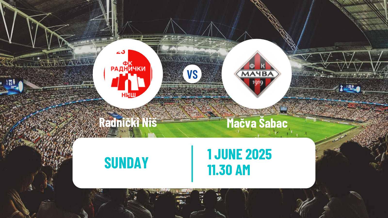 Soccer Serbian Superliga Radnički Niš - Mačva Šabac