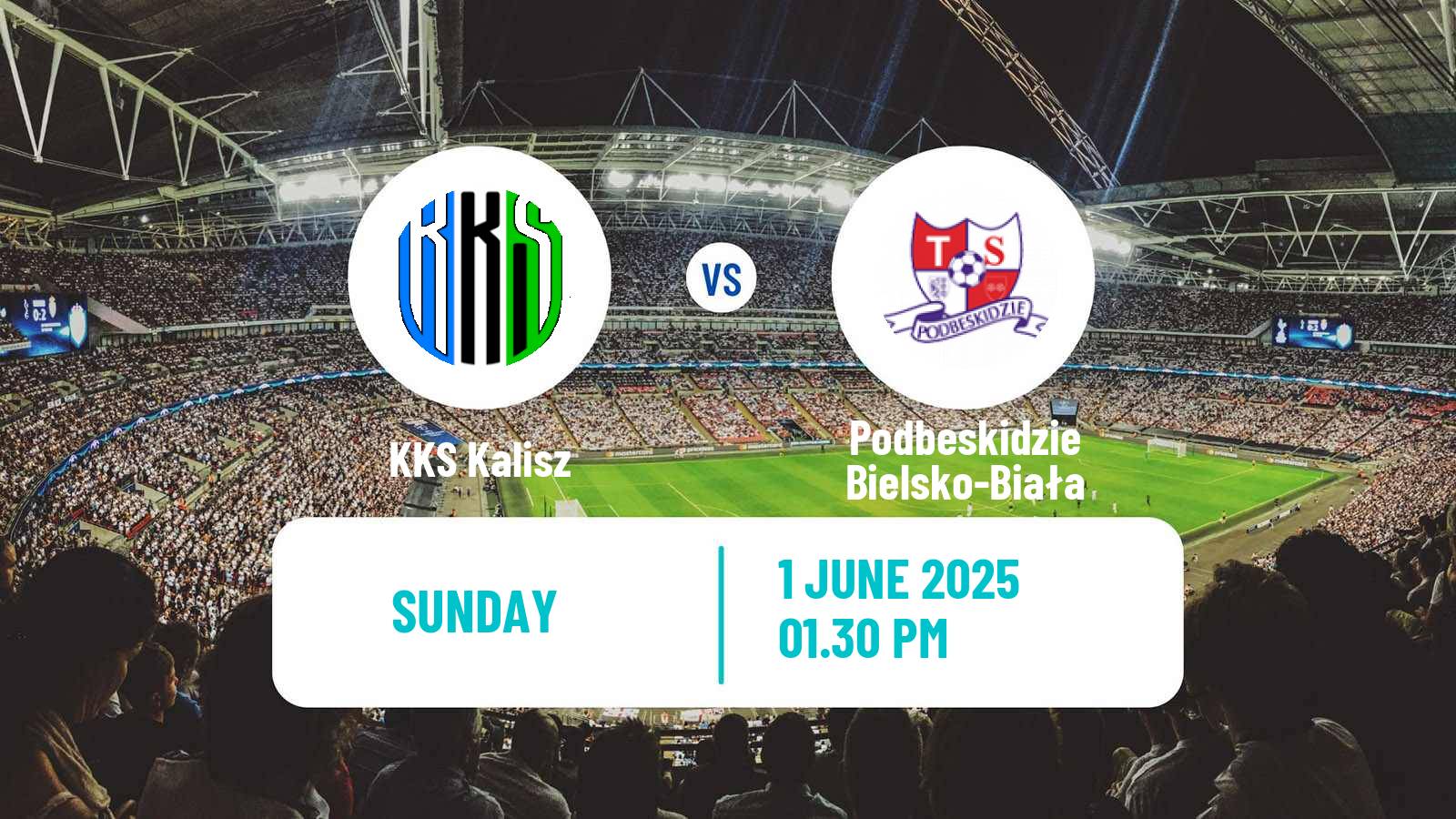 Soccer Polish Division 2 KKS Kalisz - Podbeskidzie Bielsko-Biała