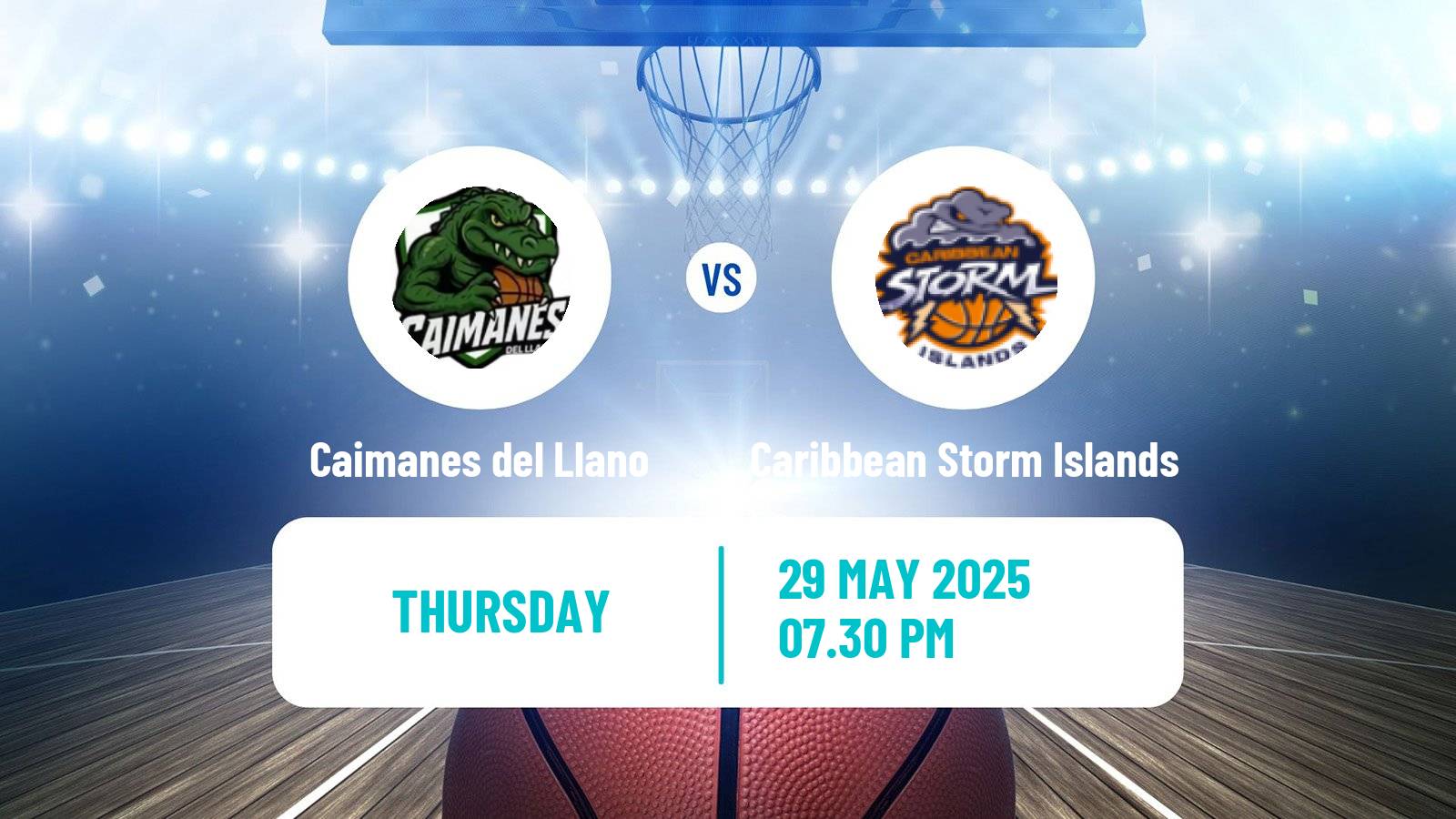 Basketball Colombian LBP Basketball Caimanes del Llano - Caribbean Storm Islands