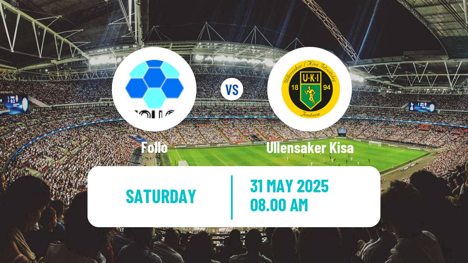 Football Norwegian Division 2 - Group 2 Follo - Ullensaker Kisa