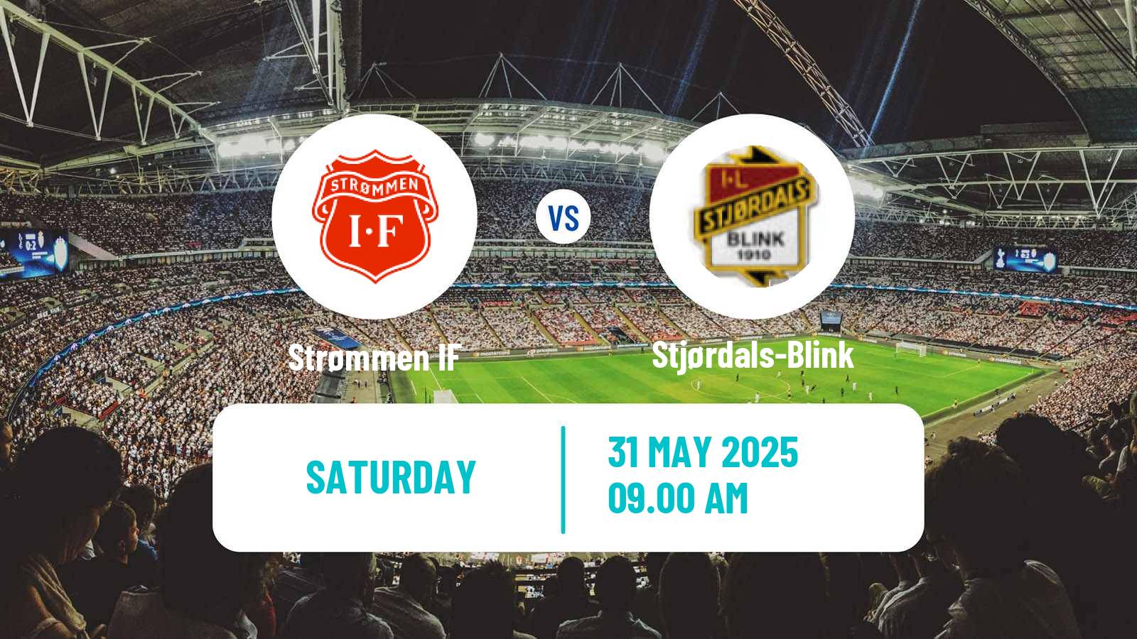 Football Norwegian Division 2 - Group 2 Strømmen - Stjørdals-Blink