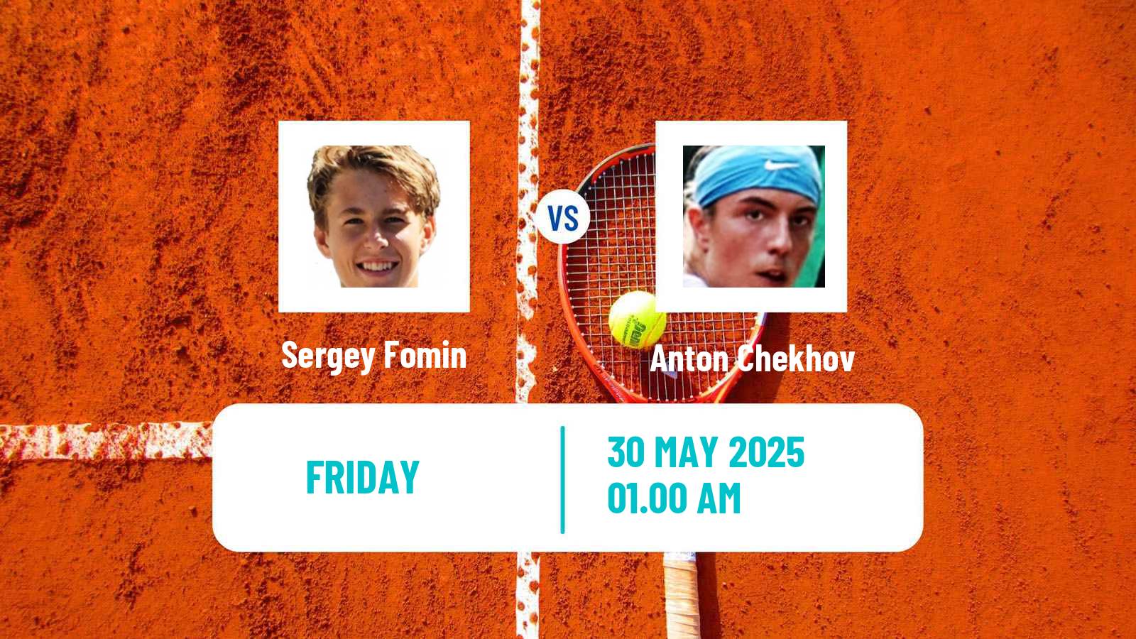 Tennis ITF M15 Tashkent 2 Men Sergey Fomin - Anton Chekhov