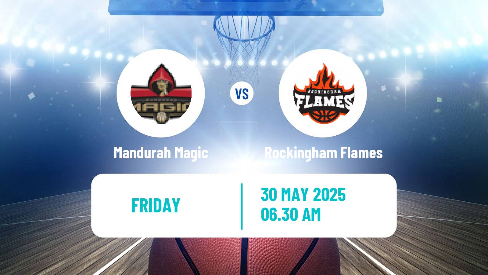 Basketball Australian NBL1 West Women Mandurah Magic - Rockingham Flames