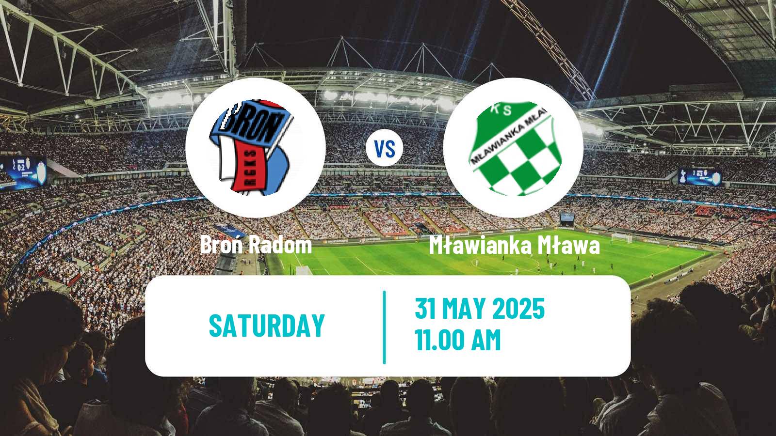 Soccer Polish Division 3 - Group I Broń Radom - Mławianka Mława