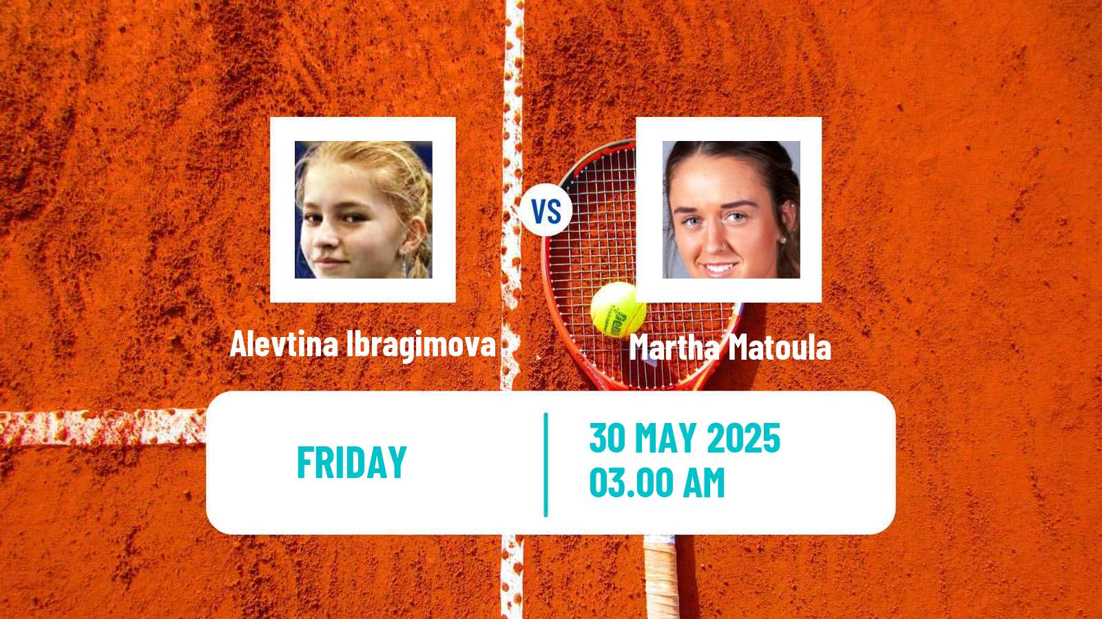 Tennis ITF W35 Kursumlijska Banja Women Alevtina Ibragimova - Martha Matoula