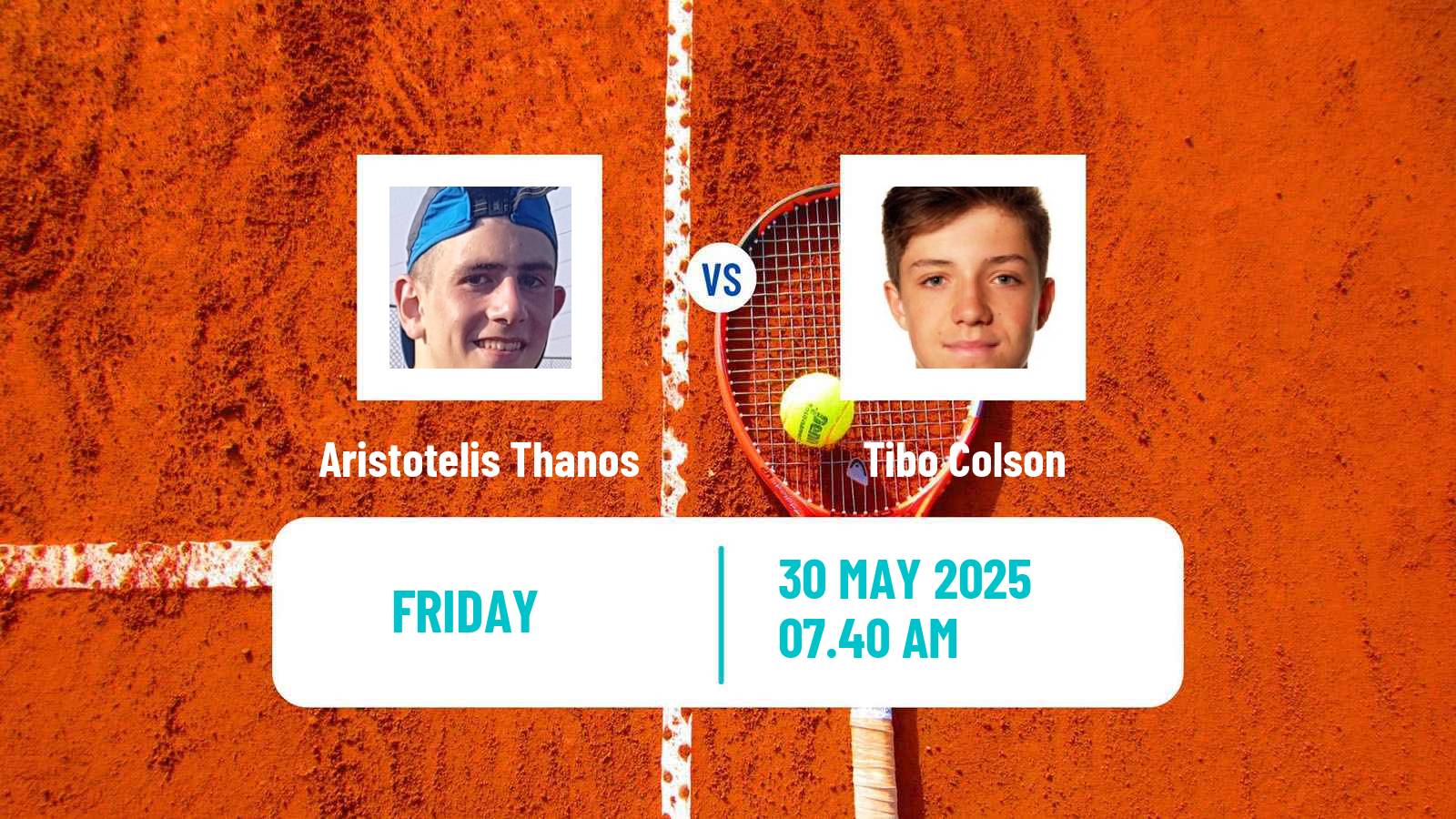 Tennis ITF M25 Heraklion Men Aristotelis Thanos - Tibo Colson