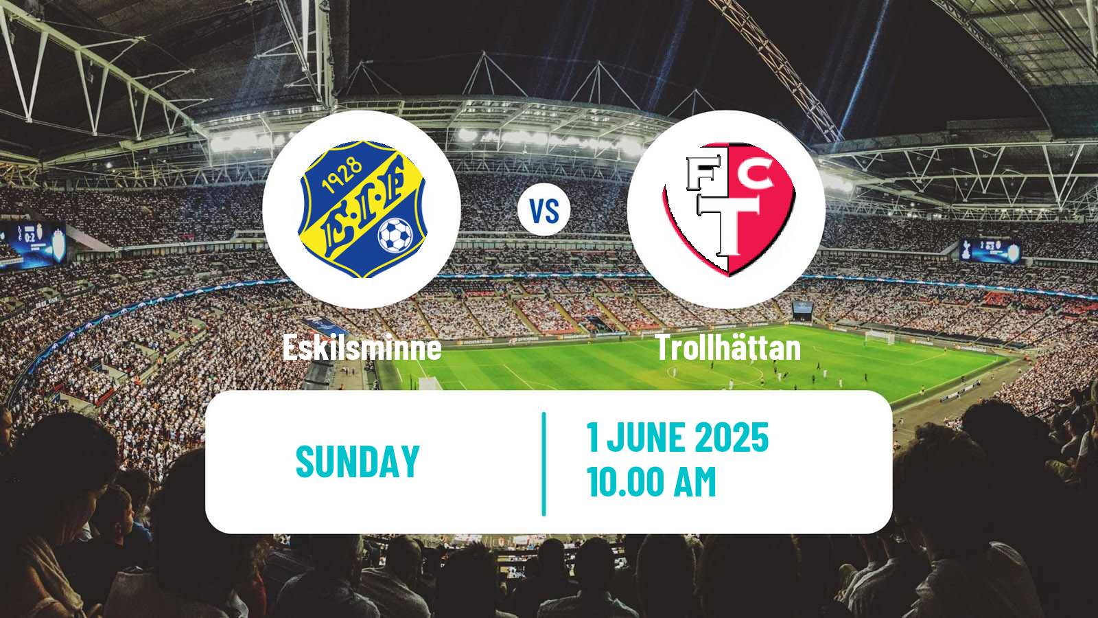 Soccer Swedish Division 1 Södra Eskilsminne - Trollhättan