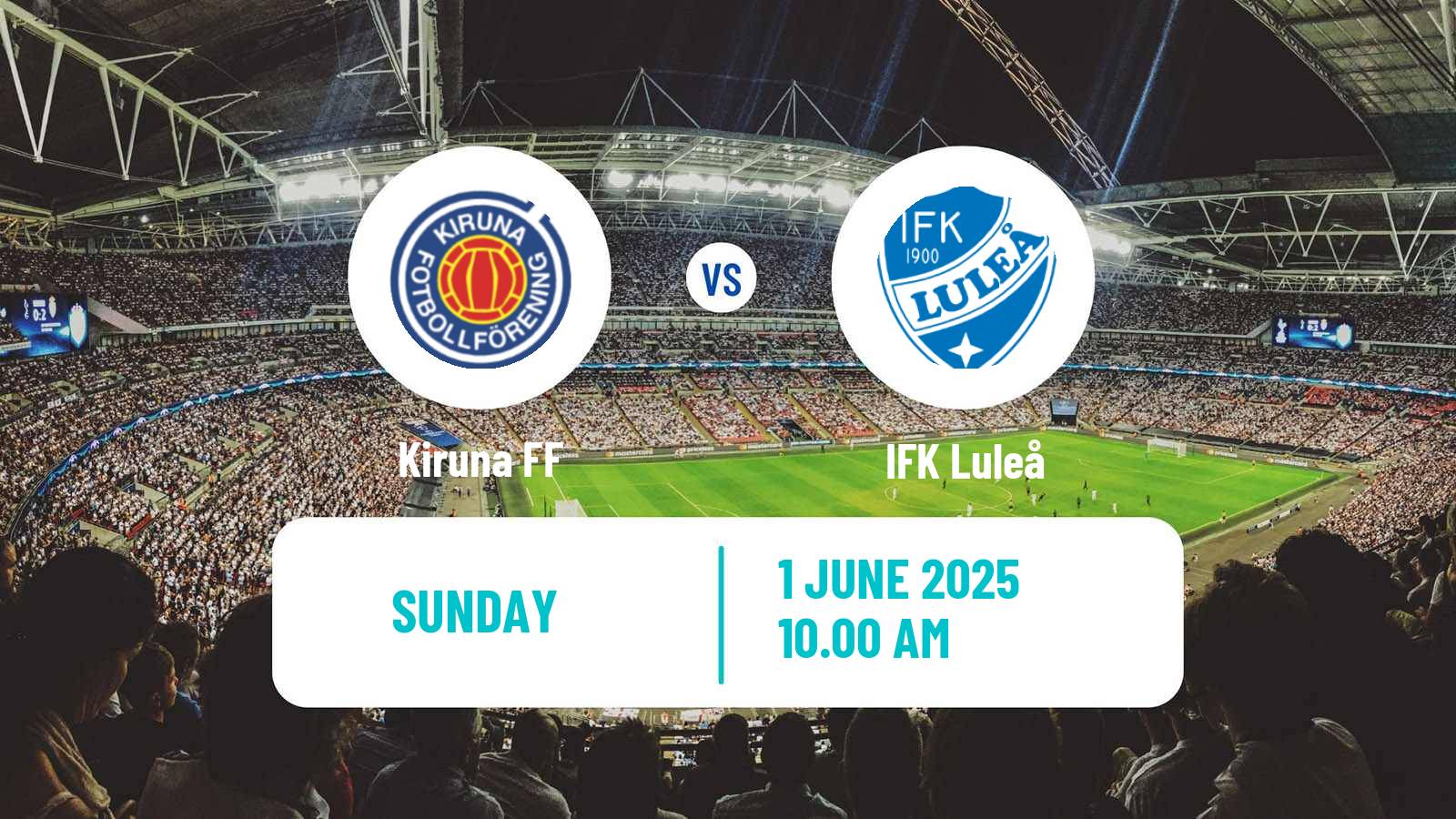 Soccer Swedish Division 2 - Norrland Kiruna - Luleå