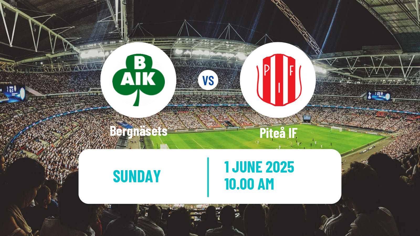 Soccer Swedish Division 2 - Norrland Bergnäsets - Piteå