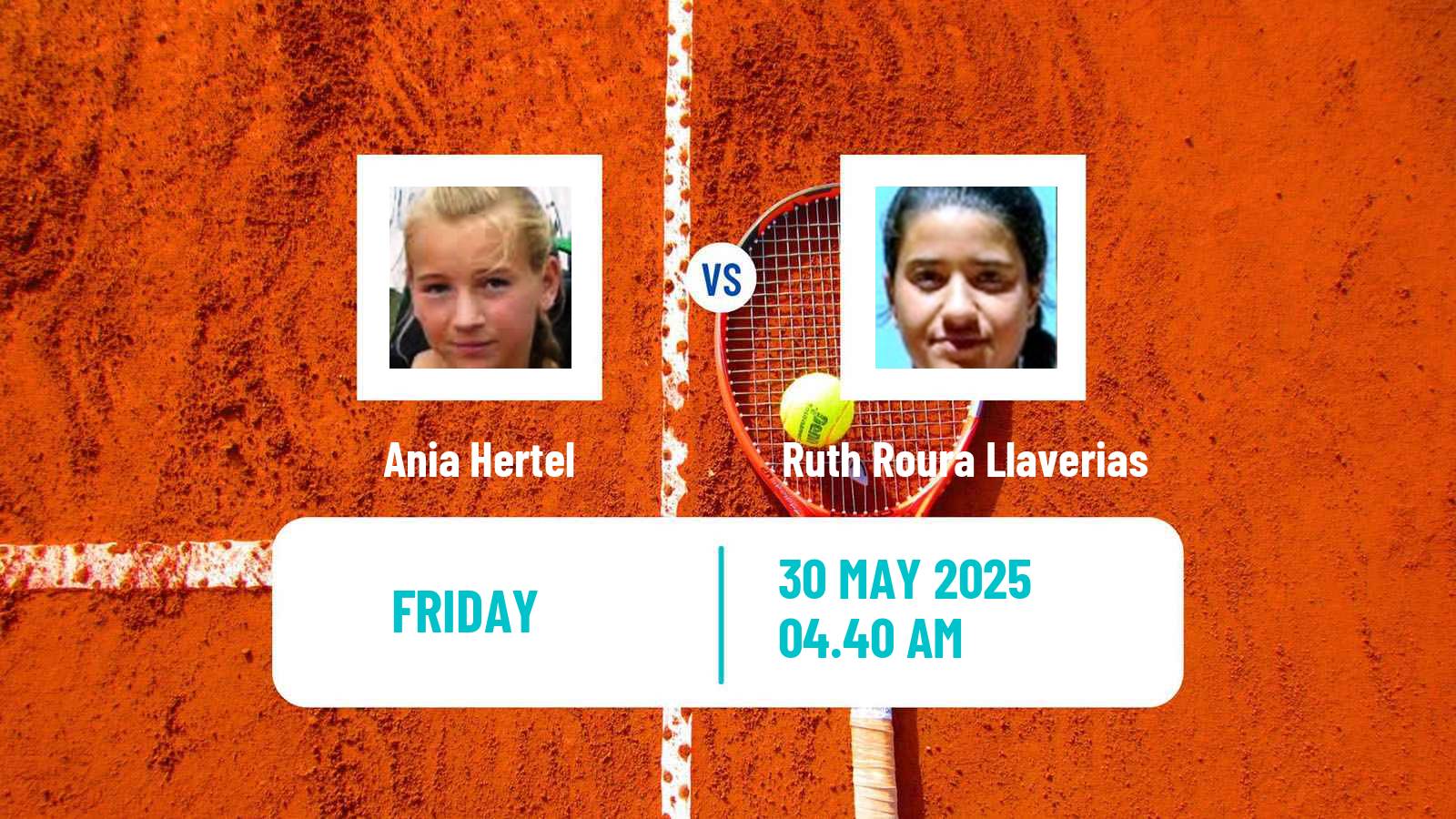 Tennis ITF W15 Castellon Vall D Uxo Women Ania Hertel - Ruth Roura Llaverias