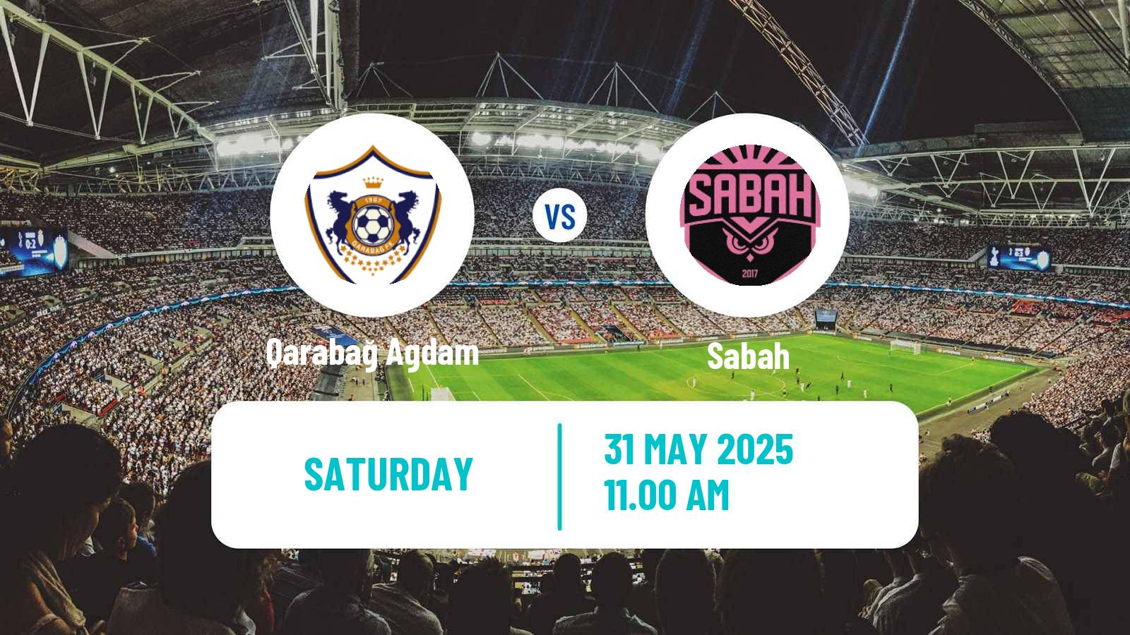 Soccer Azerbaijan Cup Qarabağ Agdam - Sabah