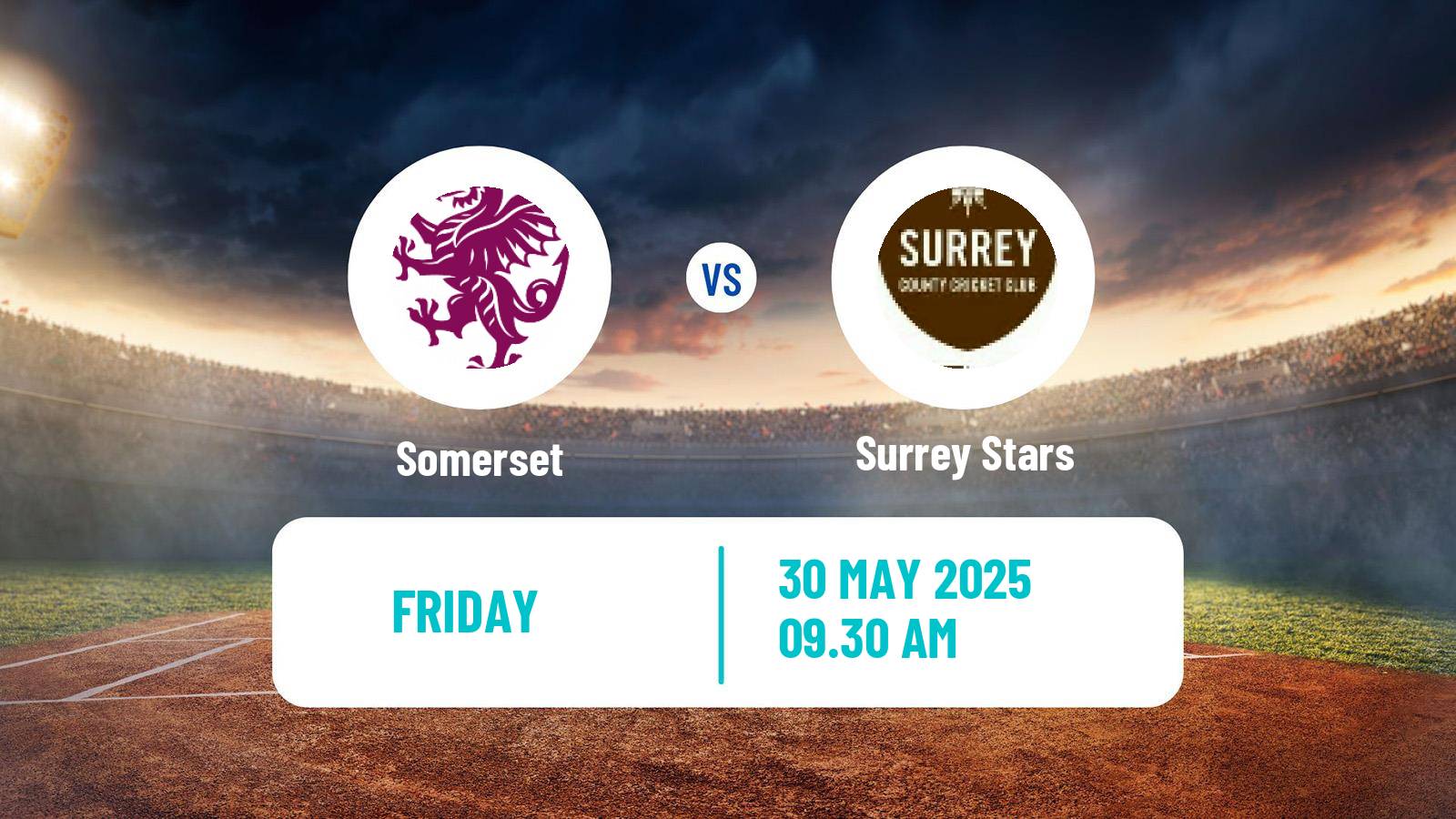 Cricket Vitality Blast Women Somerset - Surrey Stars