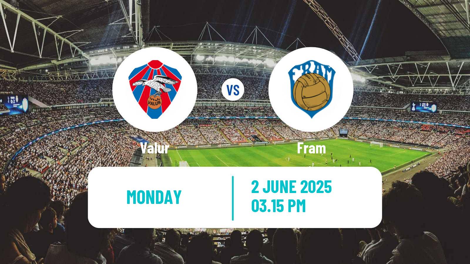 Soccer Icelandic Besta-deild karla Valur - Fram