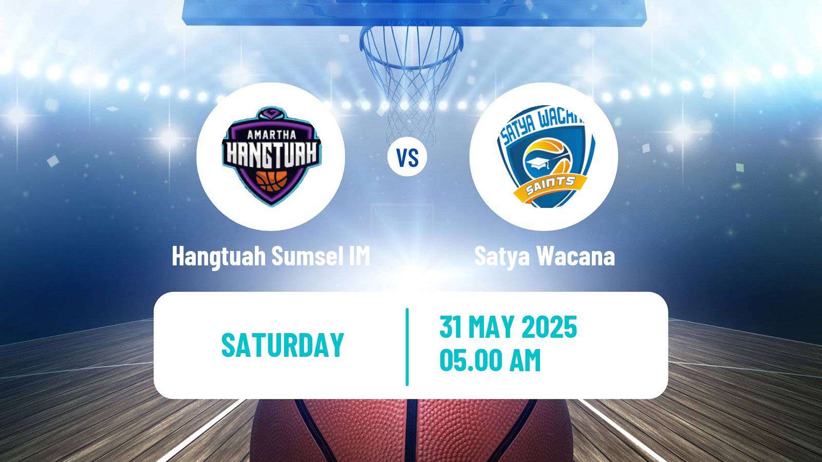 Basketball Indonesian IBL Hangtuah Sumsel IM - Satya Wacana