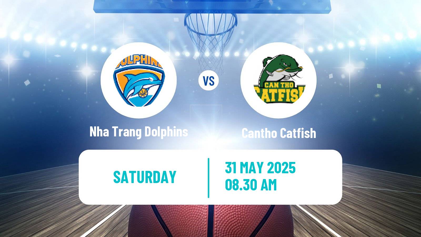 Basketball Vietnamese VBA Nha Trang Dolphins - Cantho Catfish