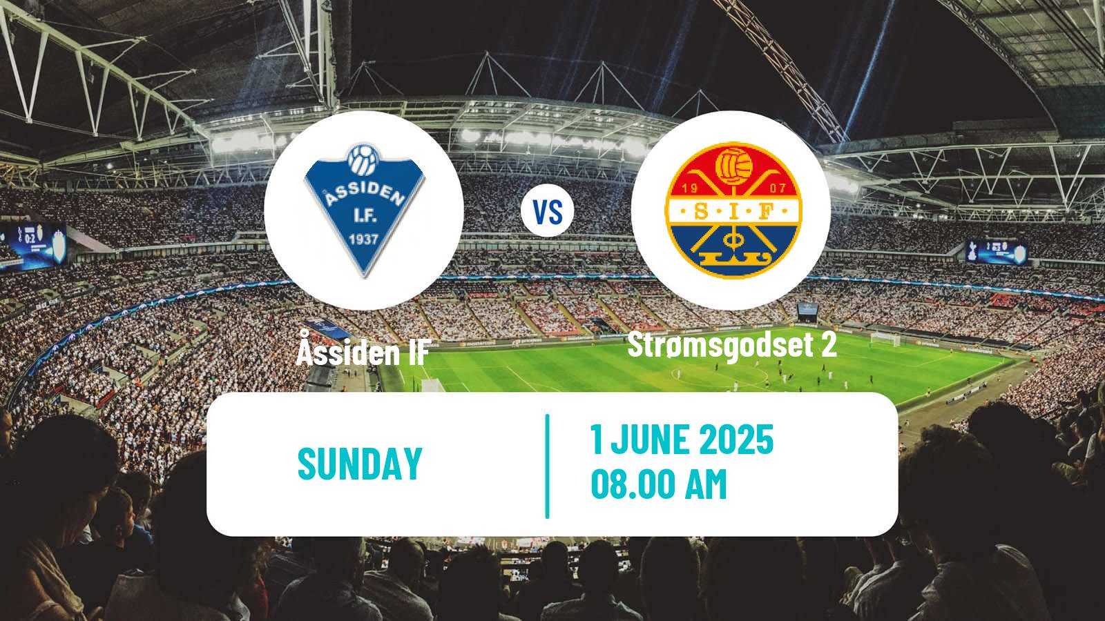 Football Norwegian Division 3 - Group 3 Åssiden - Strømsgodset 2