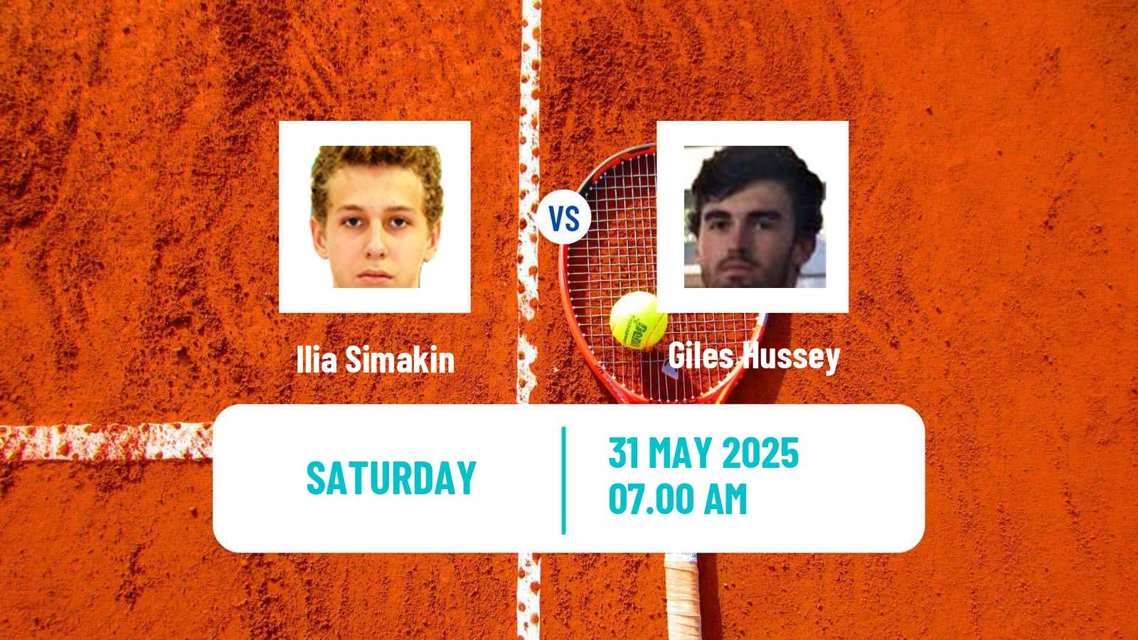 Tennis Chisinau Challenger Men Ilia Simakin - Giles Hussey
