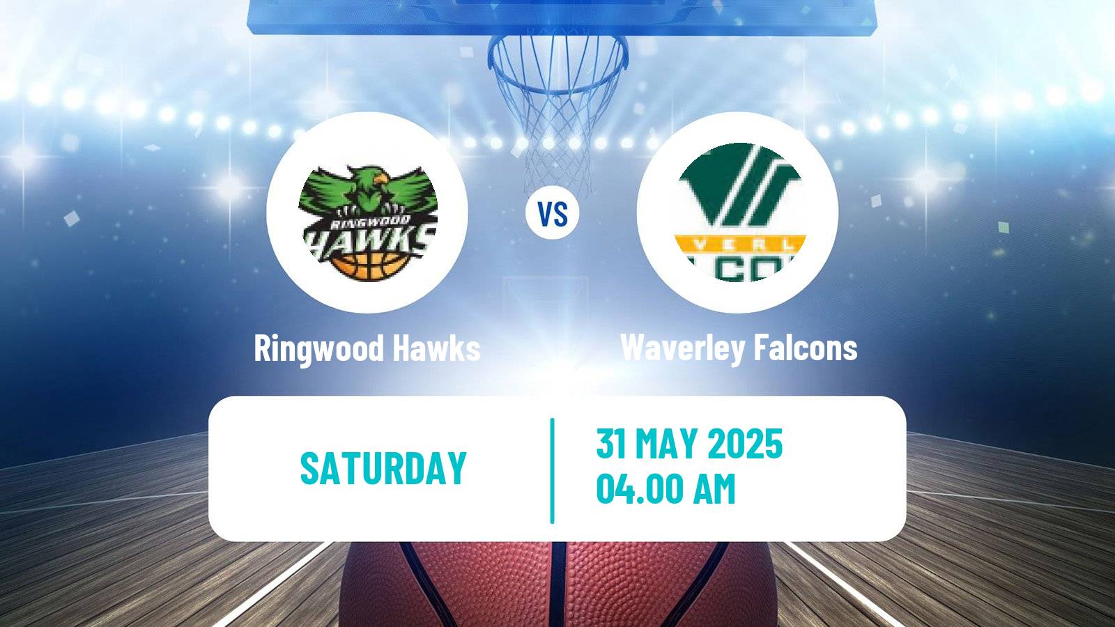 Basketball Australian NBL1 South Women Ringwood Hawks - Waverley Falcons