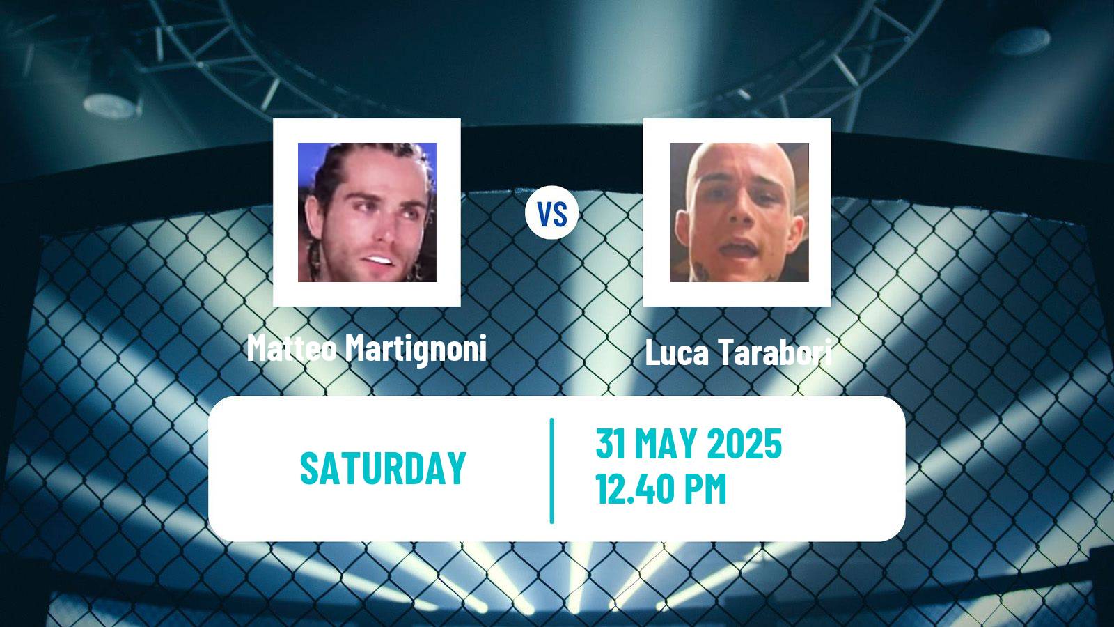 MMA Featherweight Cage Warriors Men Matteo Martignoni - Luca Tarabori