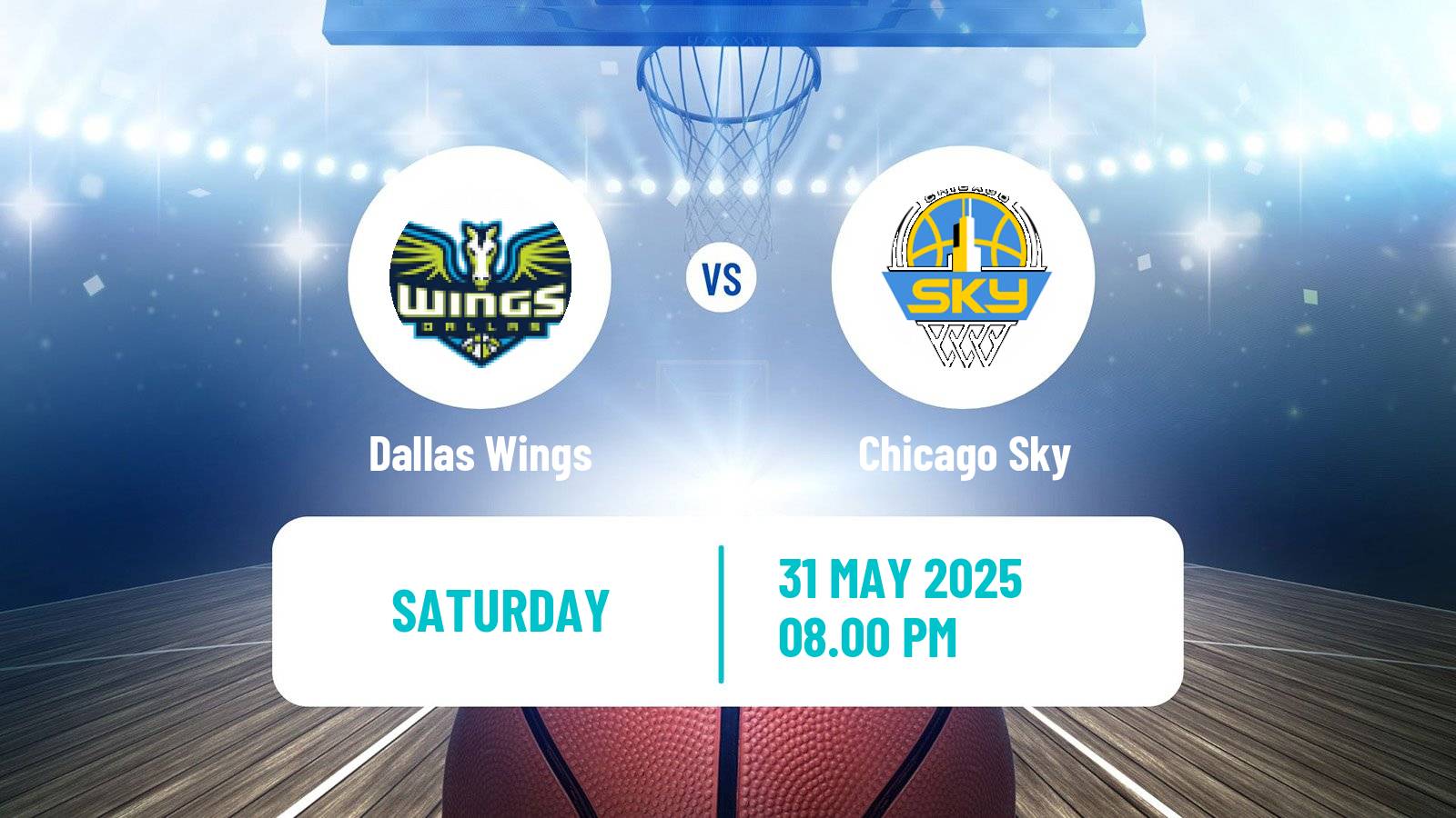 Basketball WNBA Dallas Wings - Chicago Sky