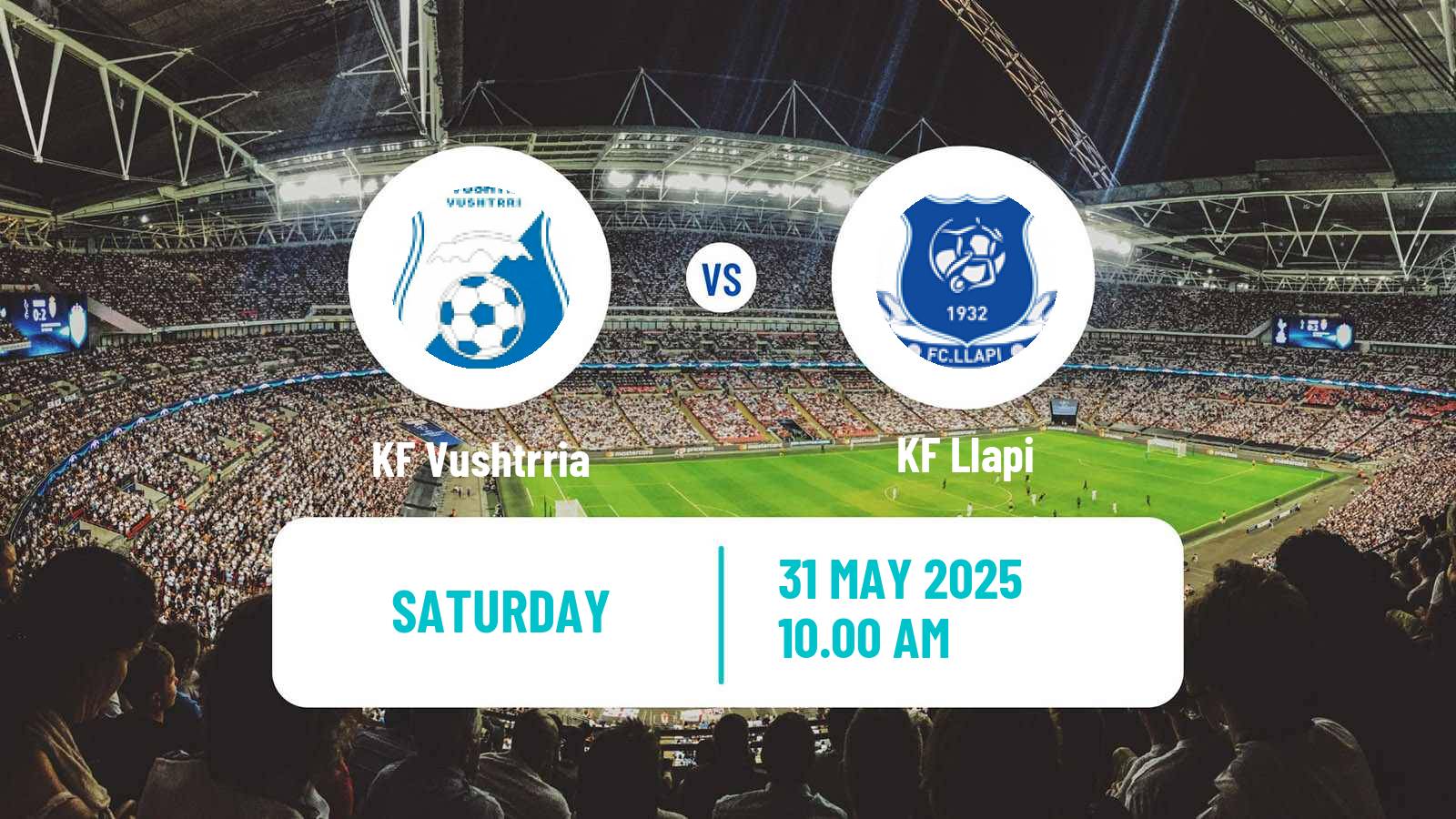 Soccer Kosovo Superliga Vushtrria - Llapi
