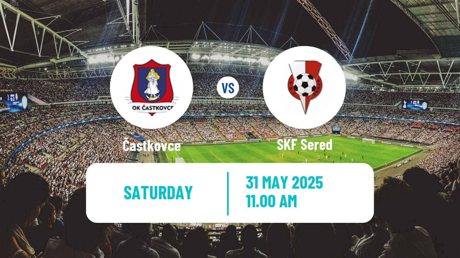 Soccer Slovak 3 Liga West Častkovce - Sered