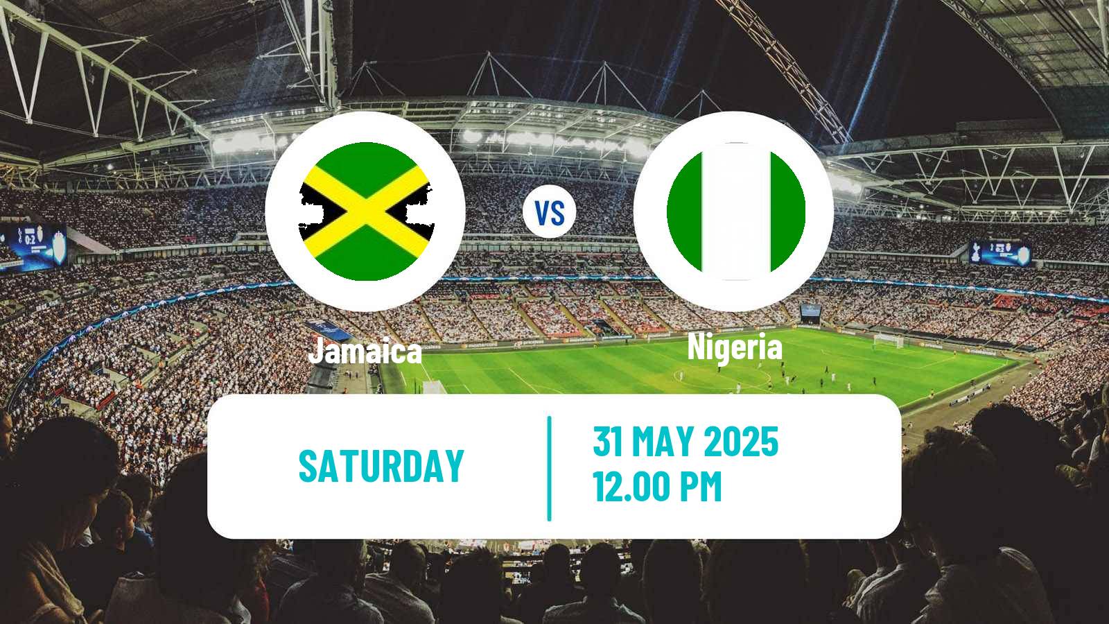 Soccer Friendly Jamaica - Nigeria