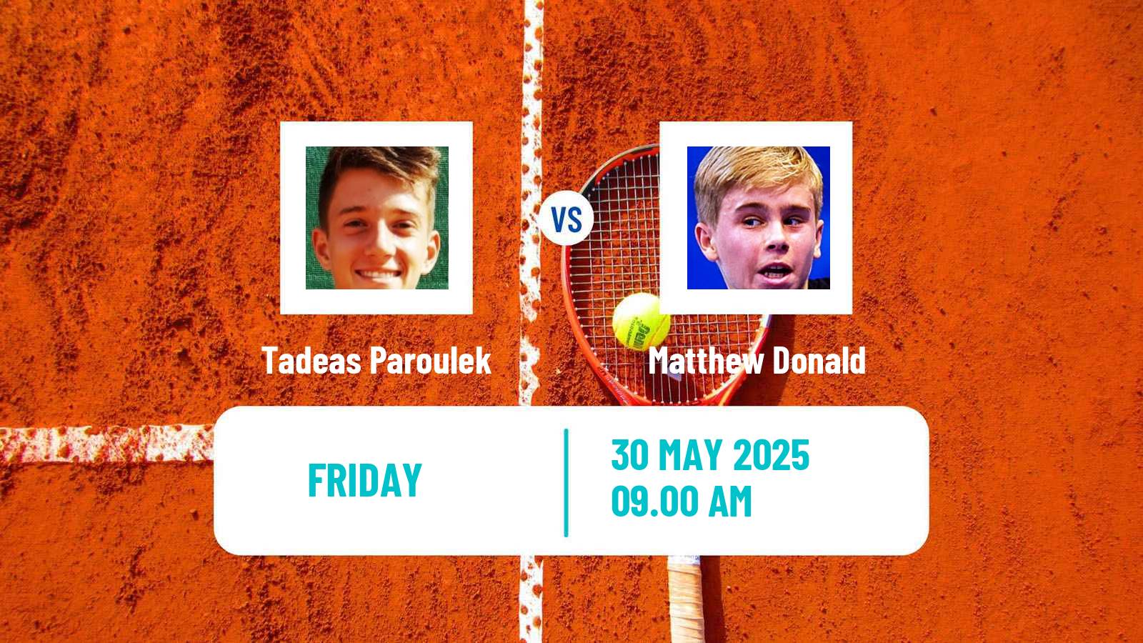 Tennis ITF M15 Gyula Men Tadeas Paroulek - Matthew Donald