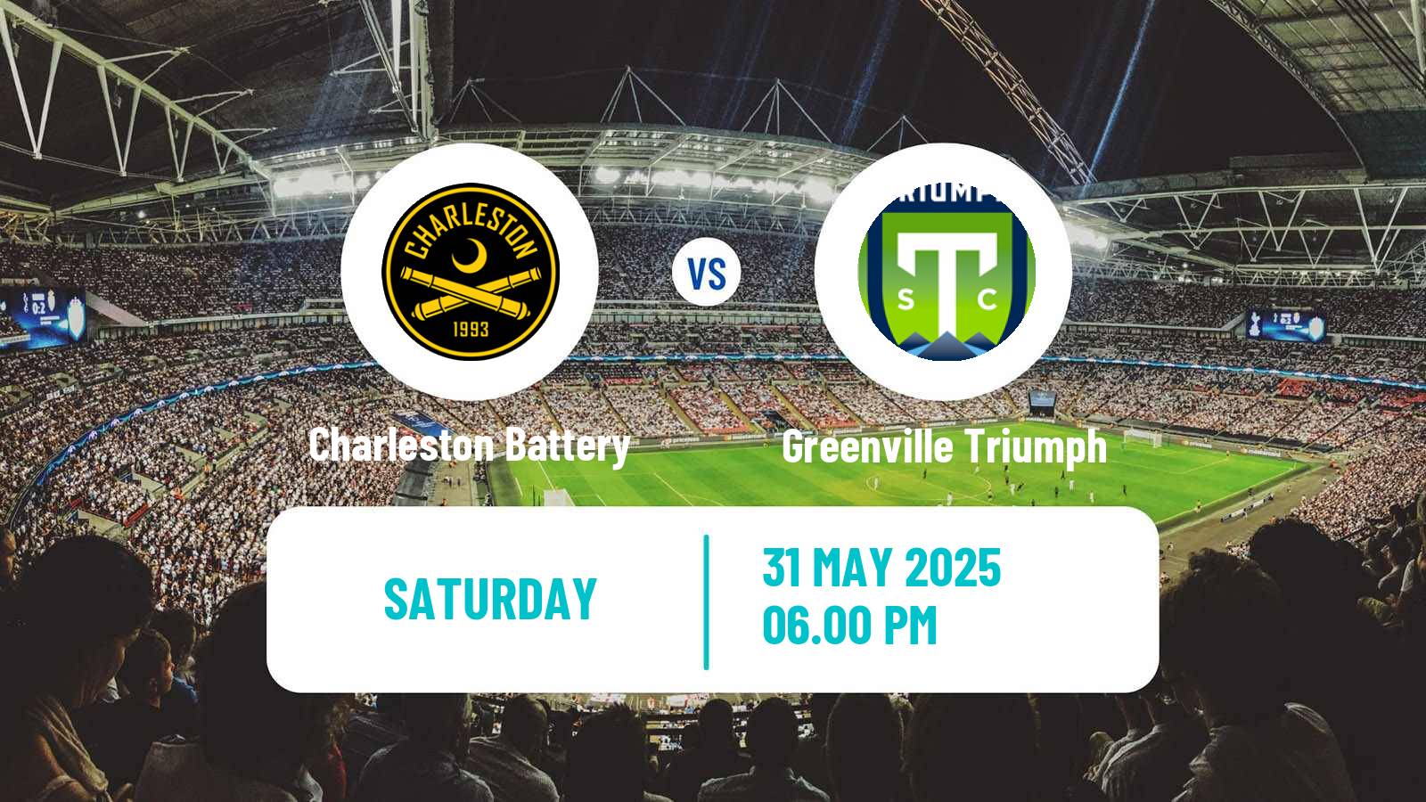 Soccer  USL League One Cup Charleston Battery - Greenville Triumph