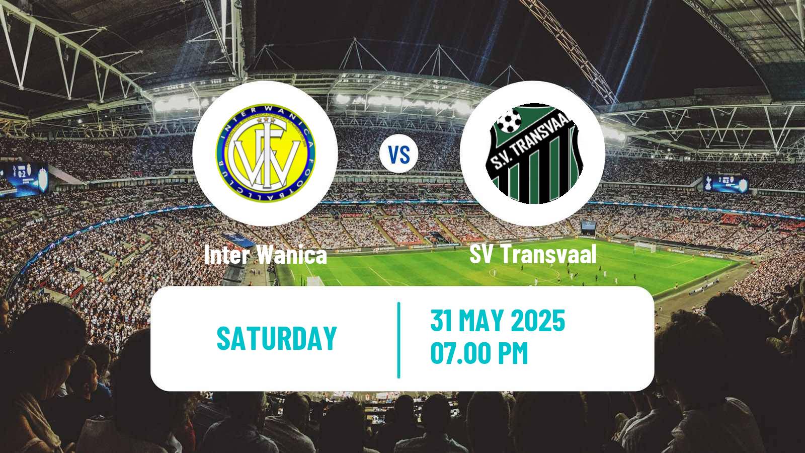 Football Suriname Major League Inter Wanica - Transvaal