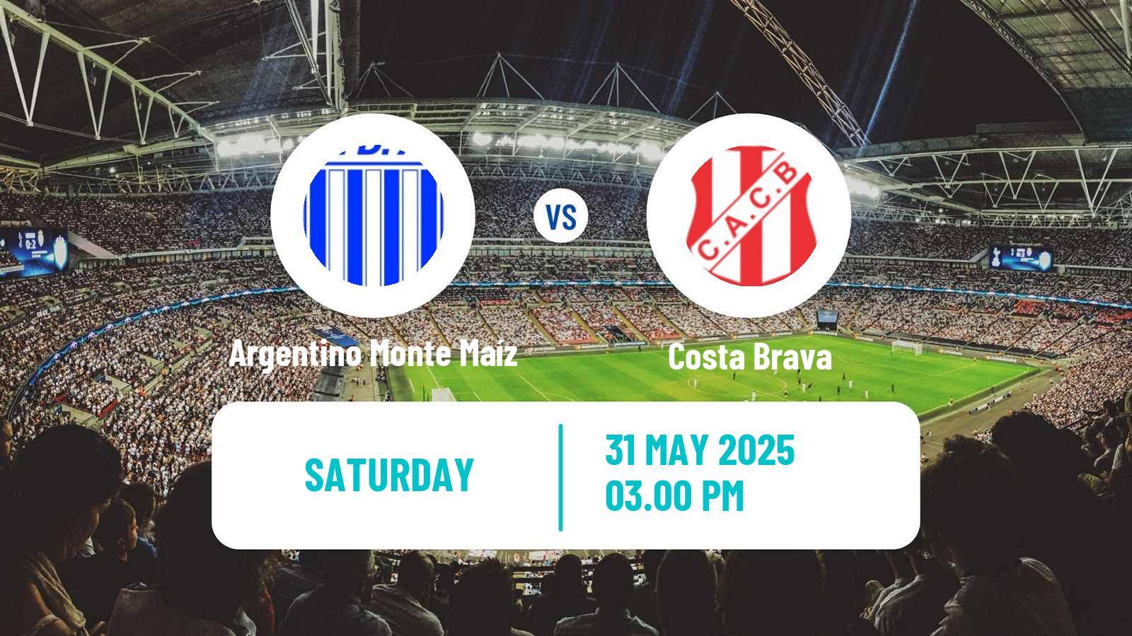 Soccer Argentinian Torneo Federal Argentino Monte Maíz - Costa Brava