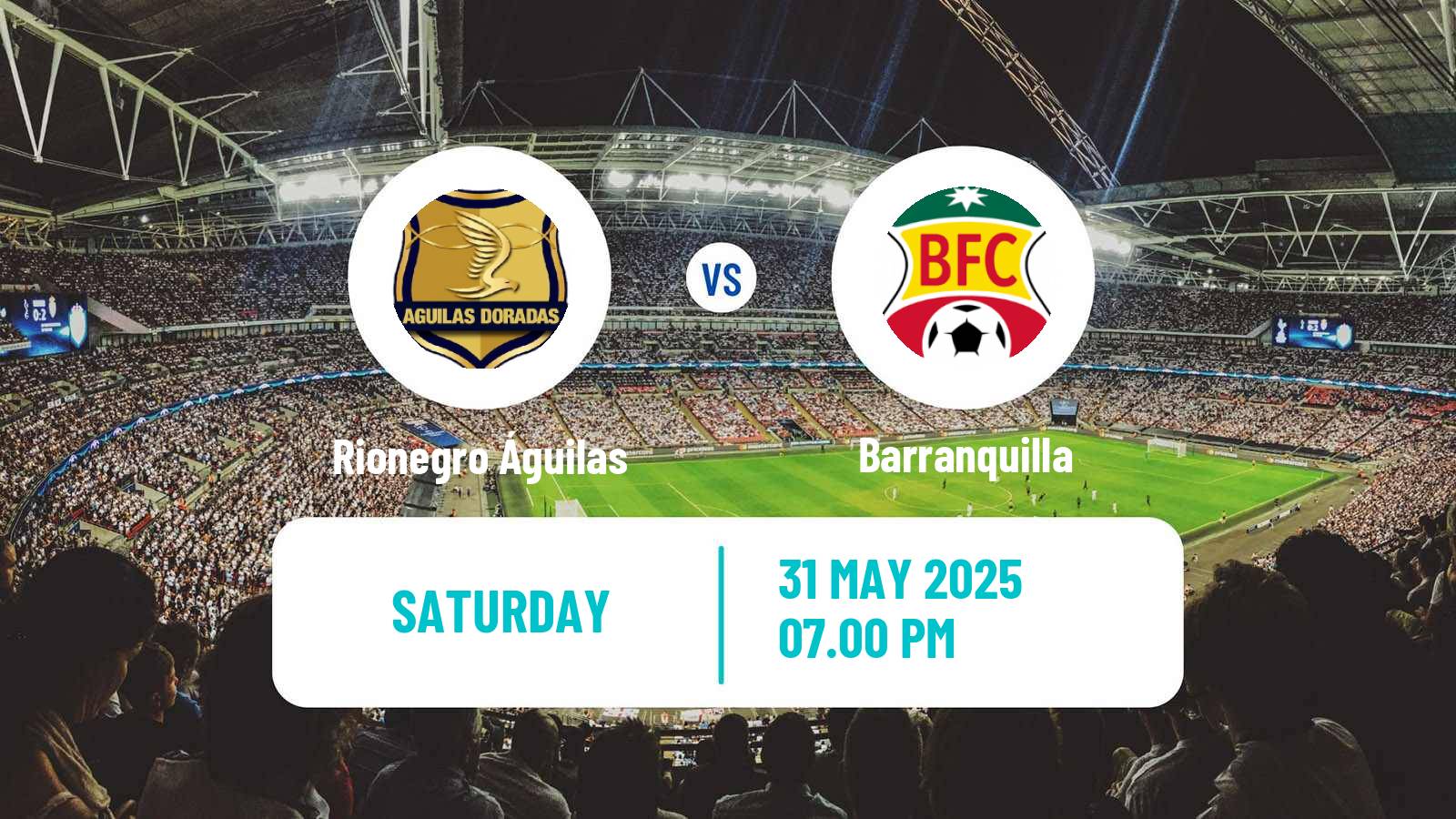 Soccer Colombian Copa Rionegro Águilas - Barranquilla