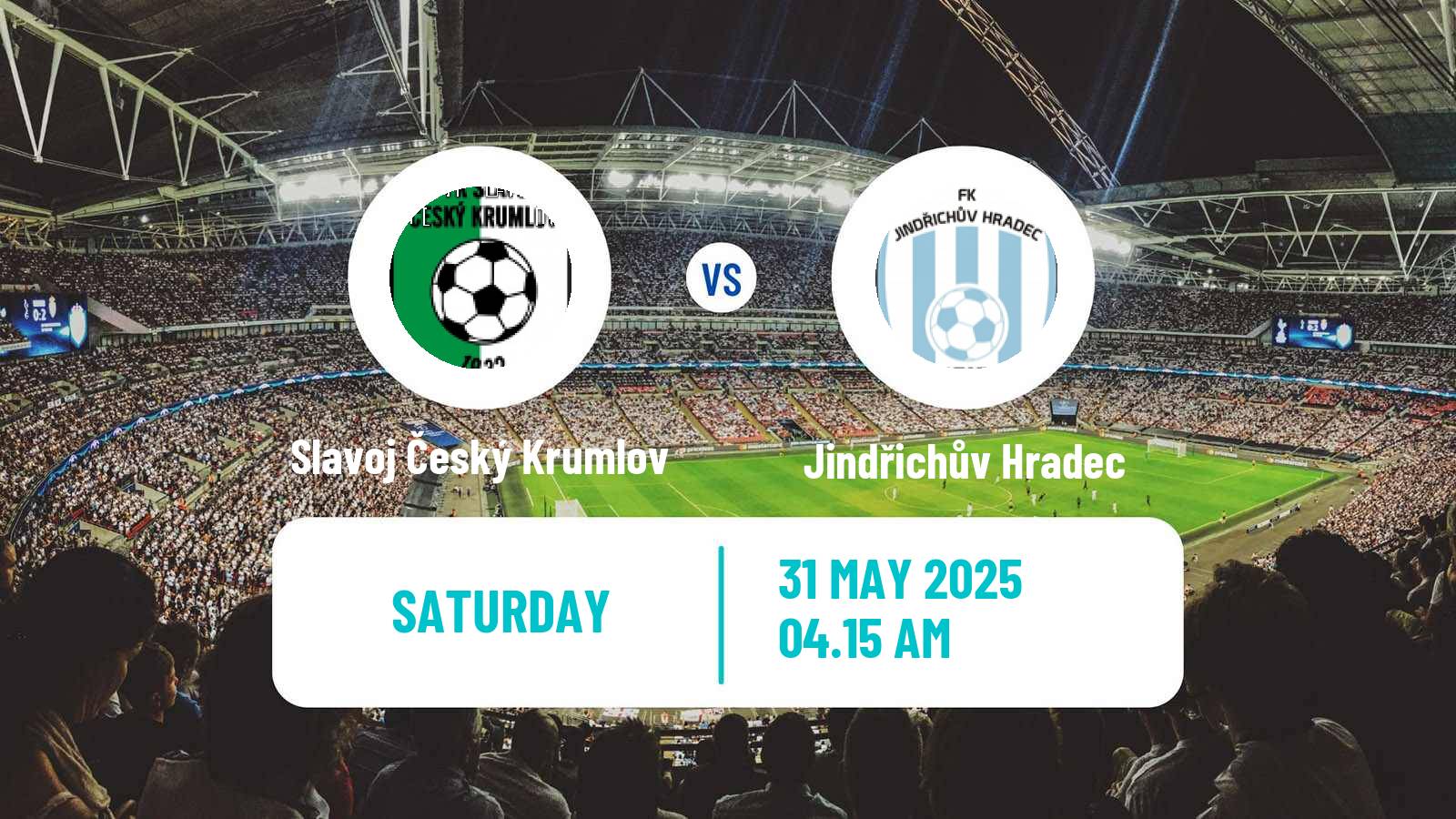 Soccer Czech Division A Slavoj Český Krumlov - Jindřichův Hradec