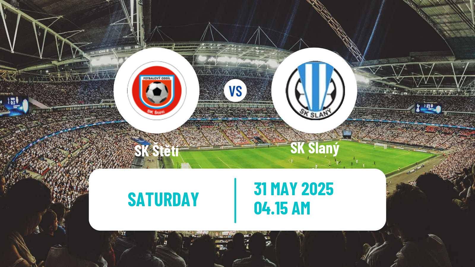 Soccer Czech Division B Štětí - Slaný