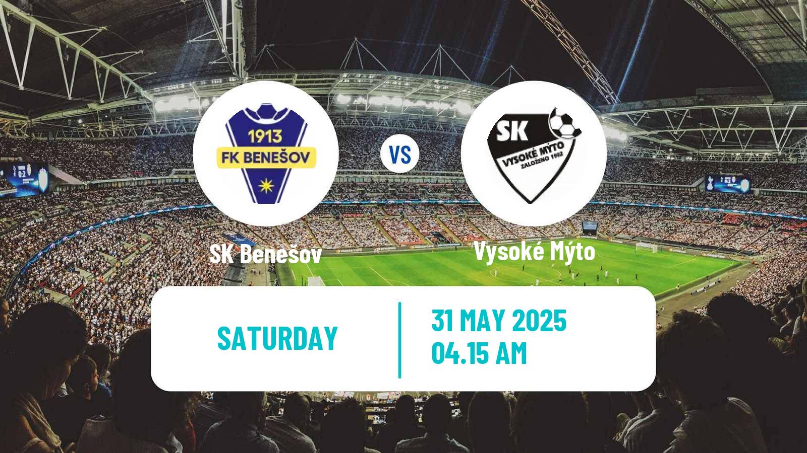 Soccer Czech Division C Benešov - Vysoké Mýto