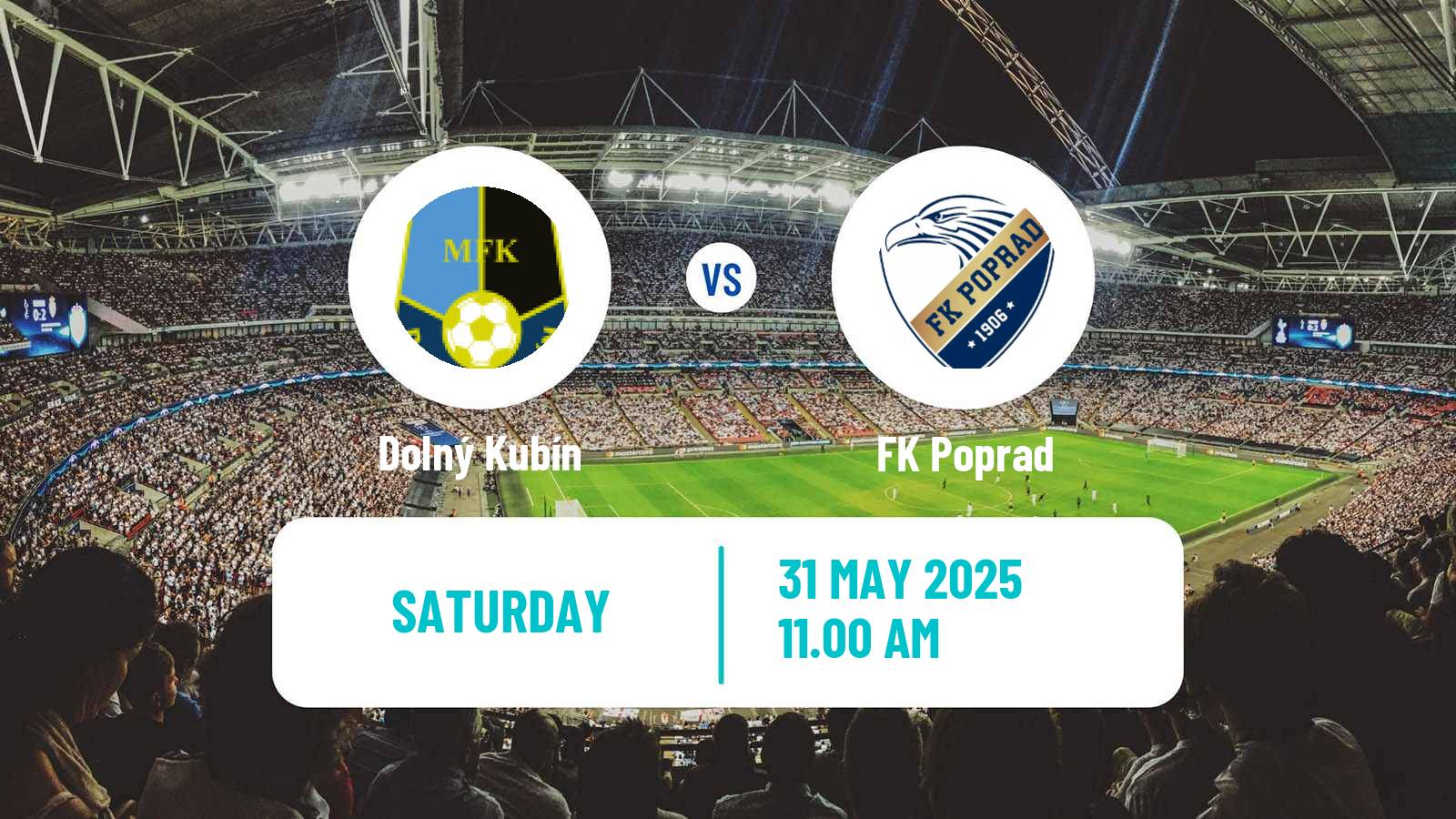 Soccer Slovak 3 Liga East Dolný Kubín - Poprad