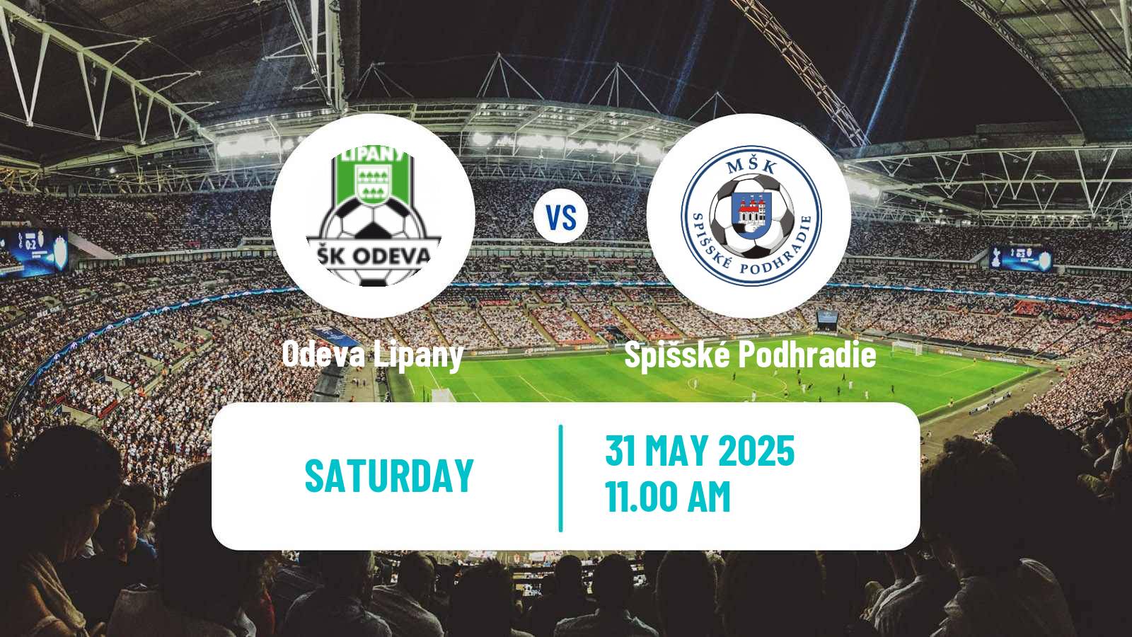 Soccer Slovak 3 Liga East Odeva Lipany - Spišské Podhradie