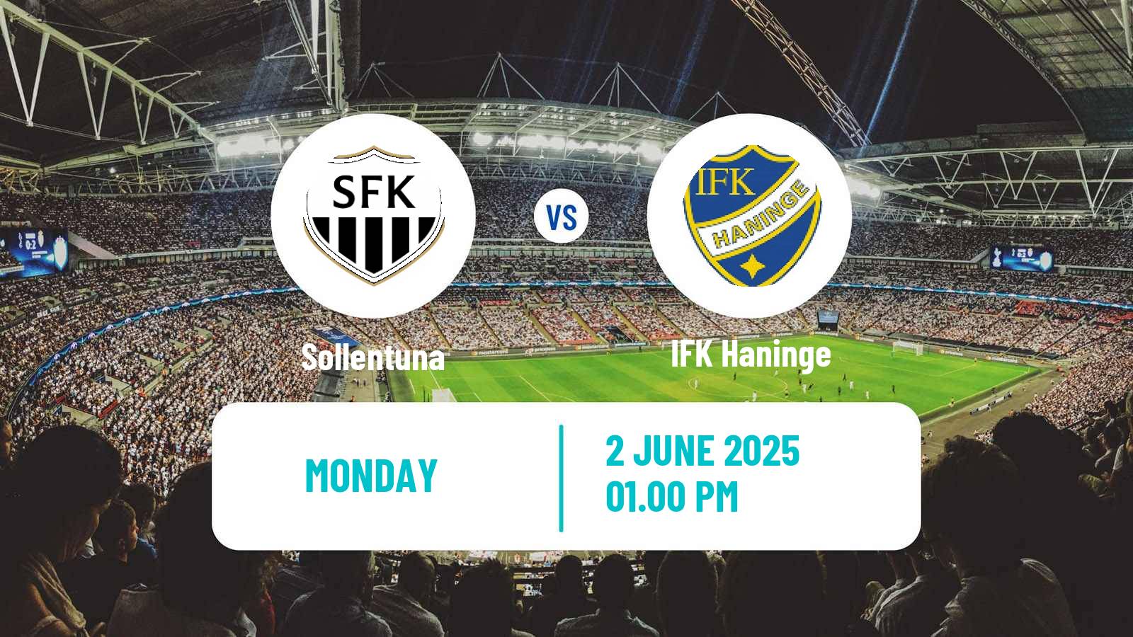 Soccer Swedish Division 1 Norra Sollentuna - Haninge