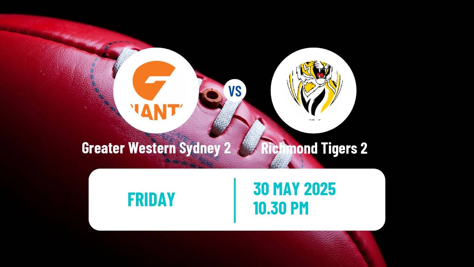Aussie rules VFL Greater Western Sydney 2 - Richmond Tigers 2