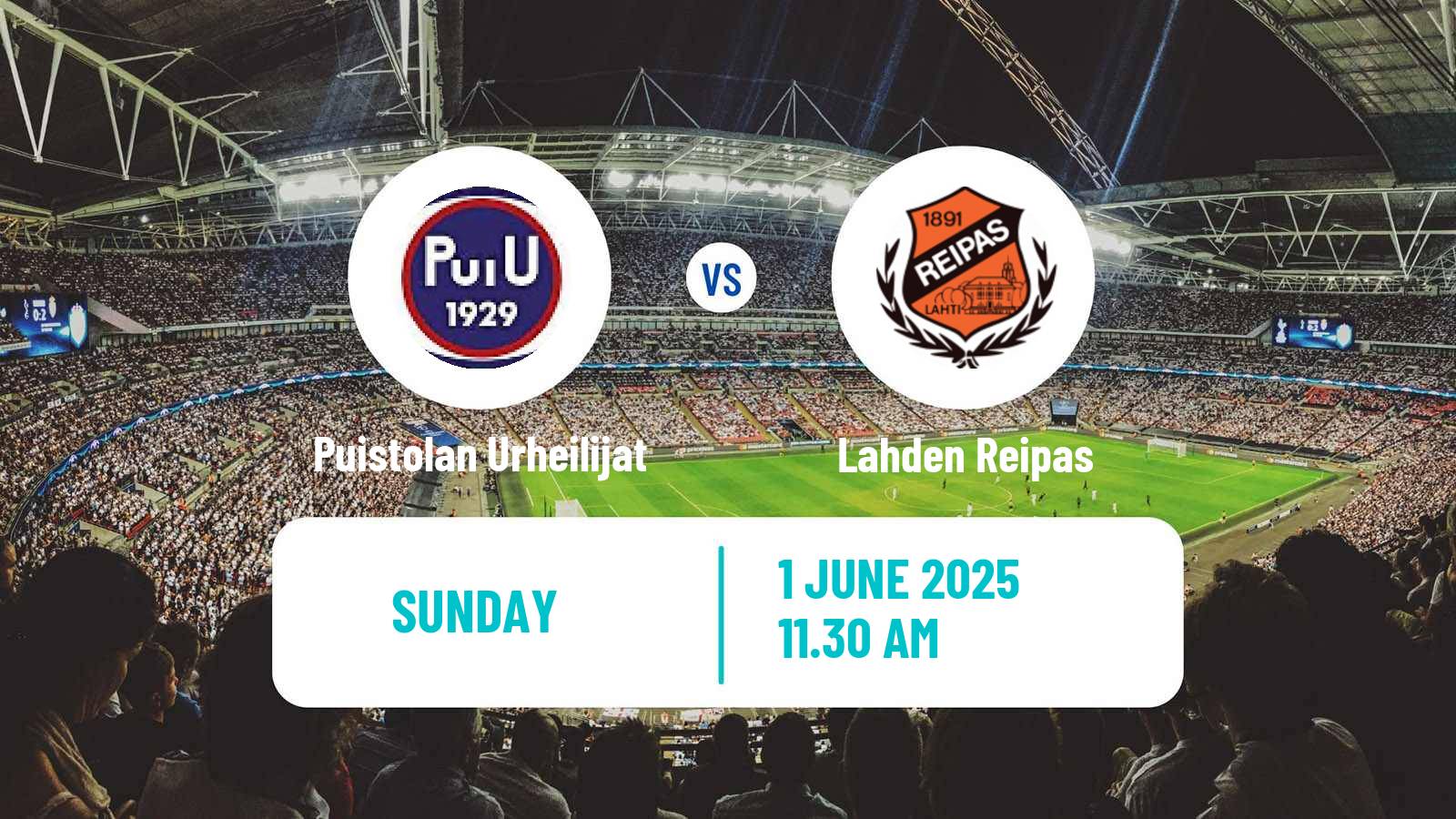 Soccer Finnish Kakkonen Group A Puistolan Urheilijat - Lahden Reipas