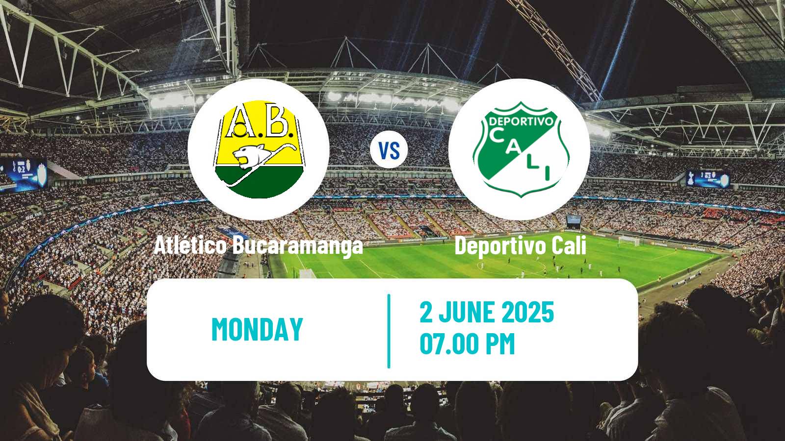 Soccer Colombian Copa Atlético Bucaramanga - Deportivo Cali