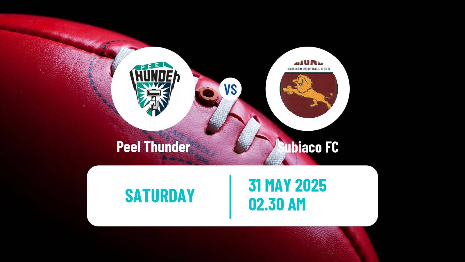 Aussie rules WAFL Peel Thunder - Subiaco