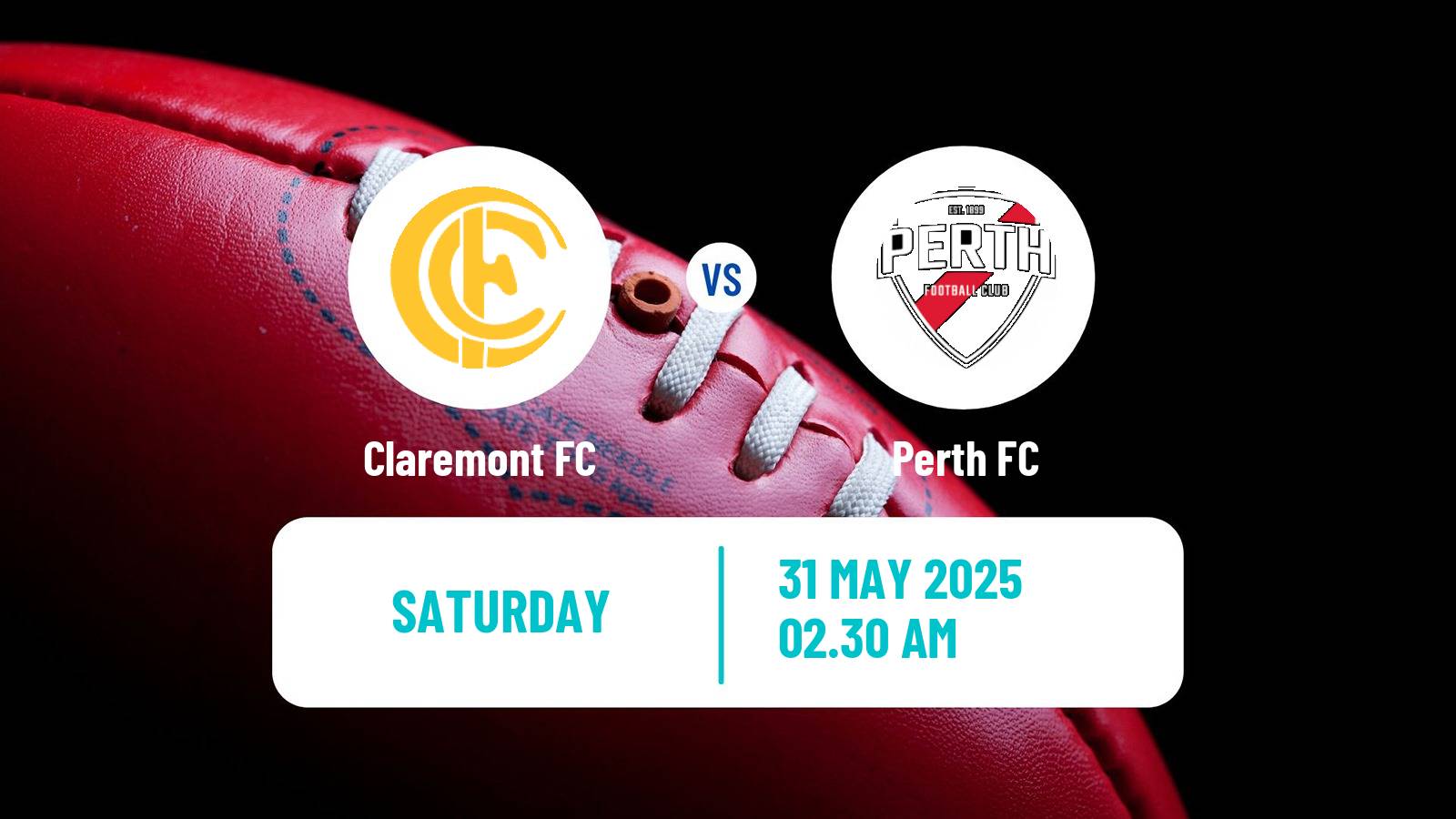 Aussie rules WAFL Claremont - Perth