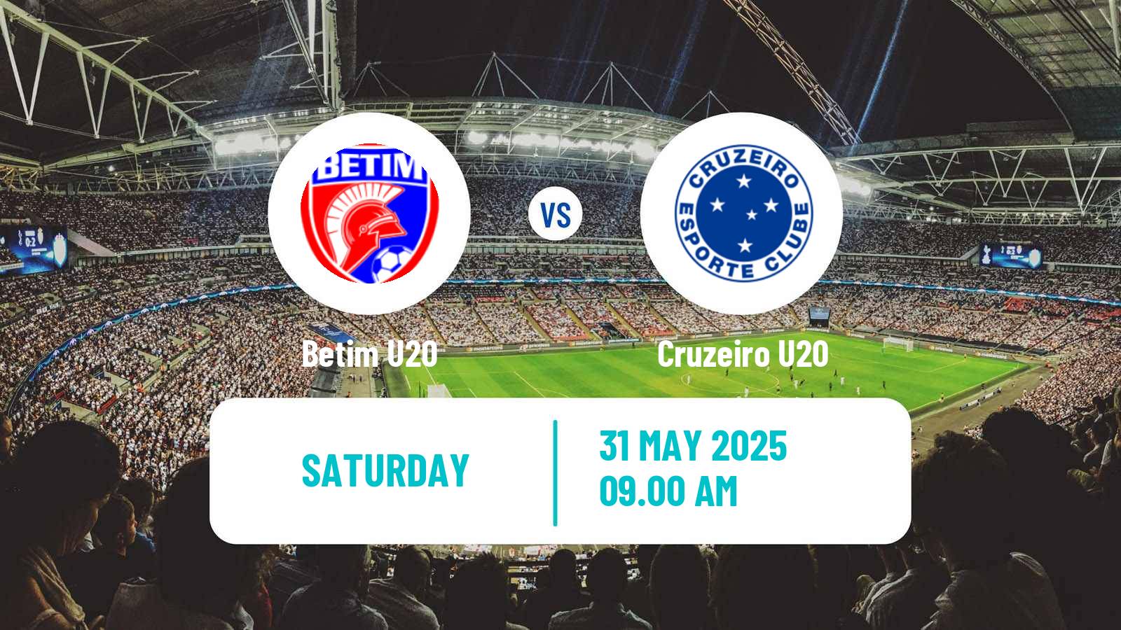 Soccer Brazilian Mineiro U20 Betim U20 - Cruzeiro U20