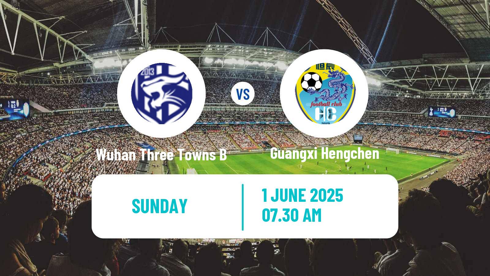 Soccer Chinese Yi League Wuhan Three Towns B - Guangxi Hengchen