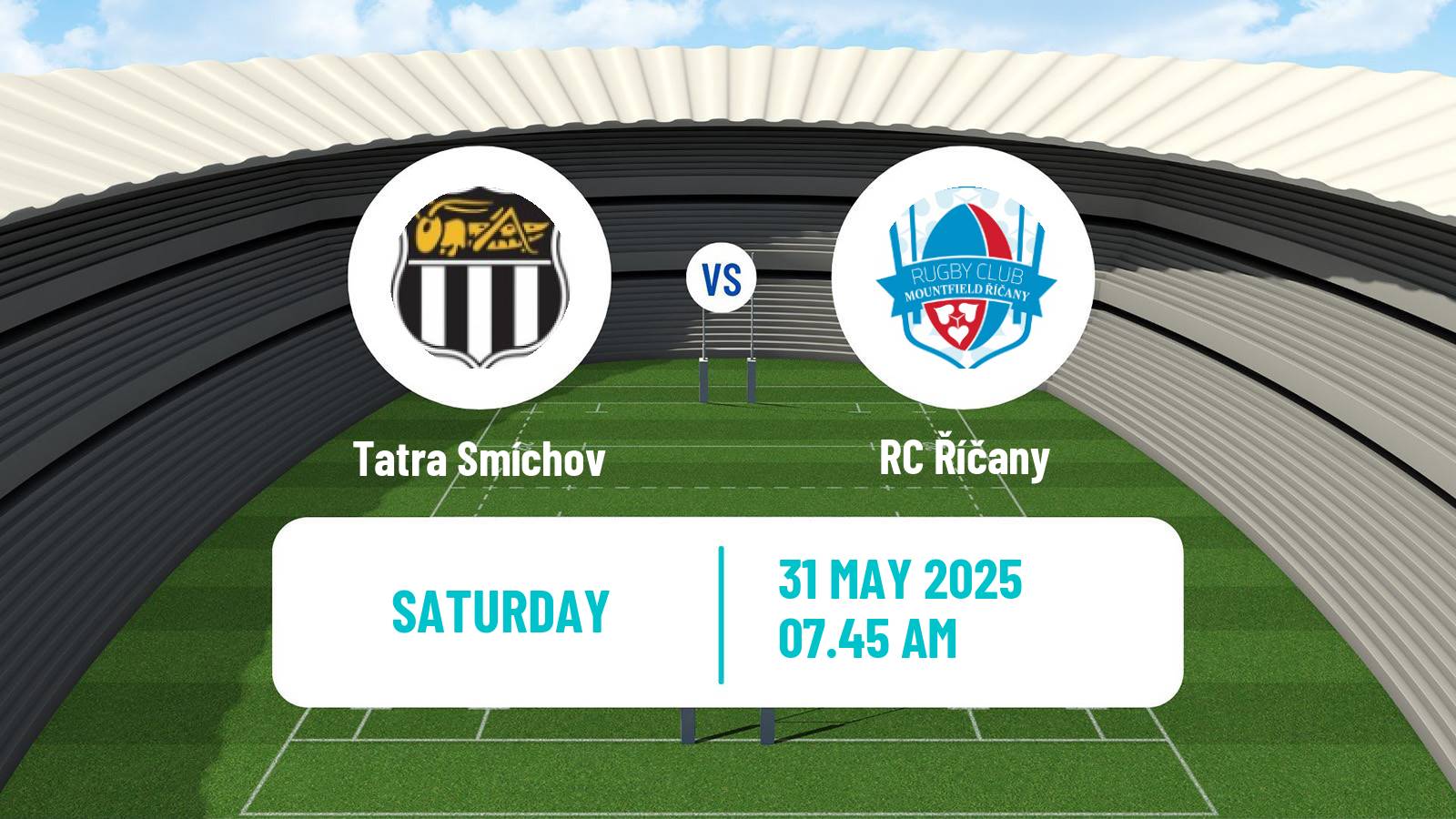 Rugby union Czech Extraliga Rugby Tatra Smíchov - Říčany
