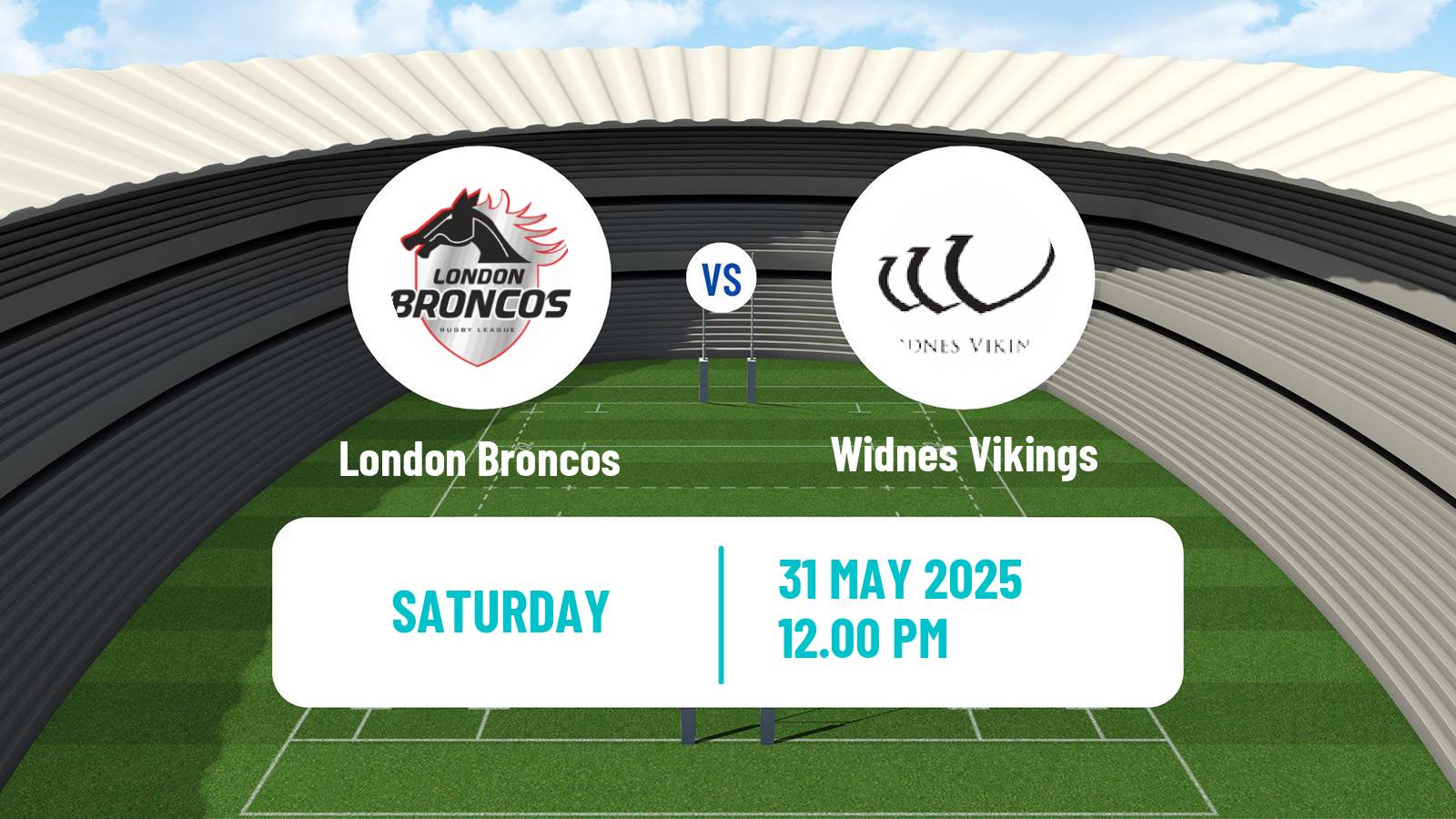 Rugby league English Championship Rugby League London Broncos - Widnes Vikings